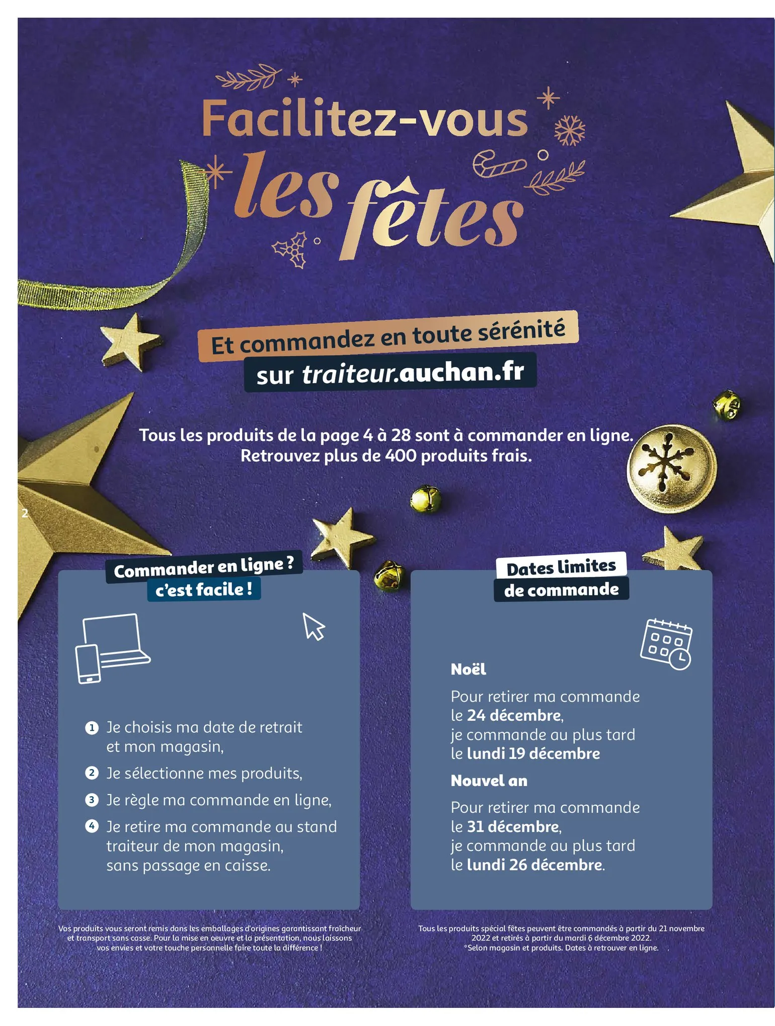 Catalogue Traiteur de Noël, page 00002