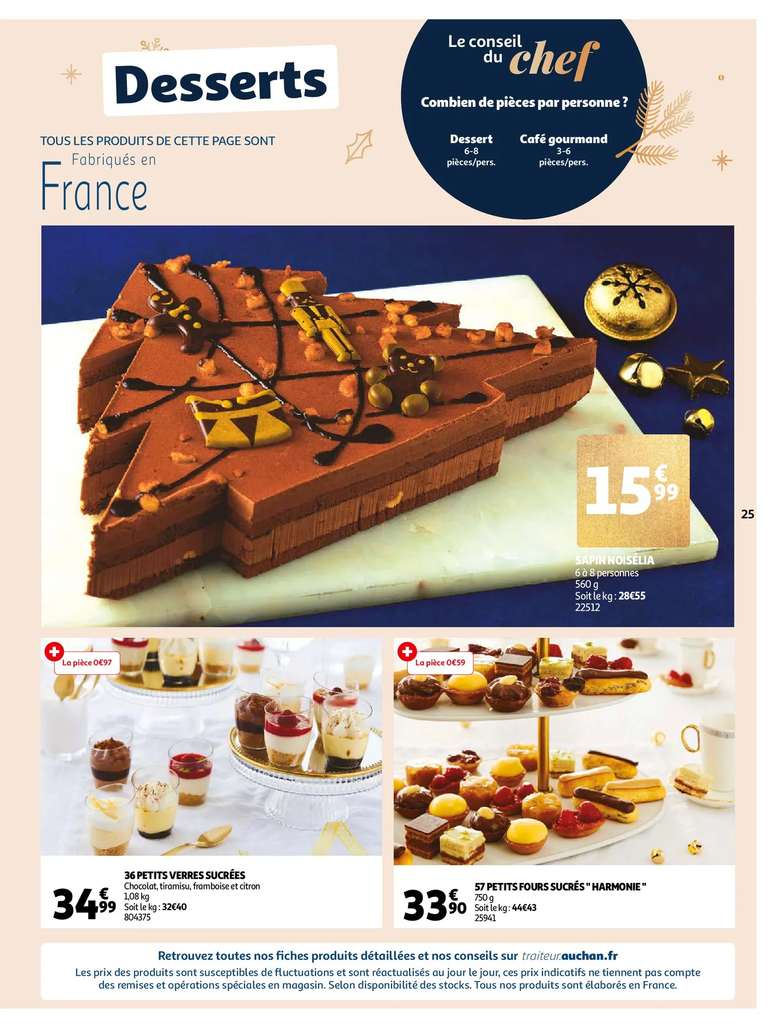 Catalogue Traiteur de Noël, page 00025