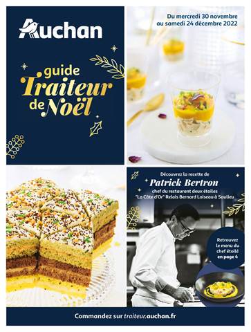 Catalogue Auchan | Traiteur de Noël | 30/11/2022 - 24/12/2022
