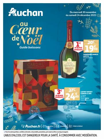 Catalogue Auchan | Guide boissons | 30/11/2022 - 24/12/2022