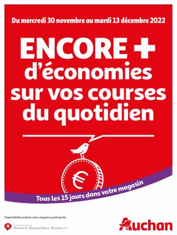 Catalogue Auchan à Avignon | Encore + d'éconimies sur vos courses du quotidien | 30/11/2022 - 13/12/2022