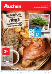 Catalogue Auchan à Poitiers | Les bons plats pour l'hiver des mets chauds, et gourmands! | 24/01/2023 - 30/01/2023