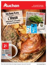 Catalogue Auchan à Le Mans | Les bons plats pour l'hiver des mets chauds, et gourmands! | 31/01/2023 - 06/02/2023