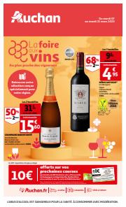 Catalogue Auchan à Chambray-lès-Tours | La Foire aux vins au plus proche des vignerons | 07/03/2023 - 21/03/2023