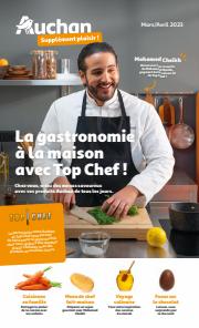 Catalogue Auchan à Angers | Supplément Plaisir Mars Avril Top Chef | 01/03/2023 - 30/04/2023