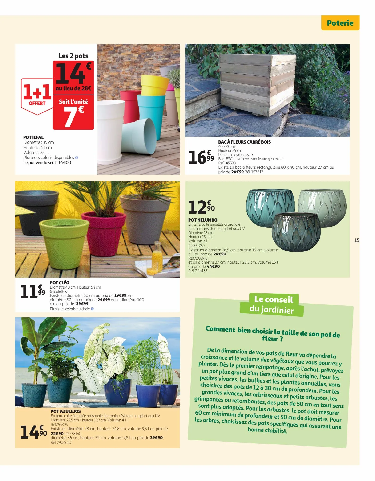 Catalogue Qui plante un jardin, plante le bonheur !, page 00015