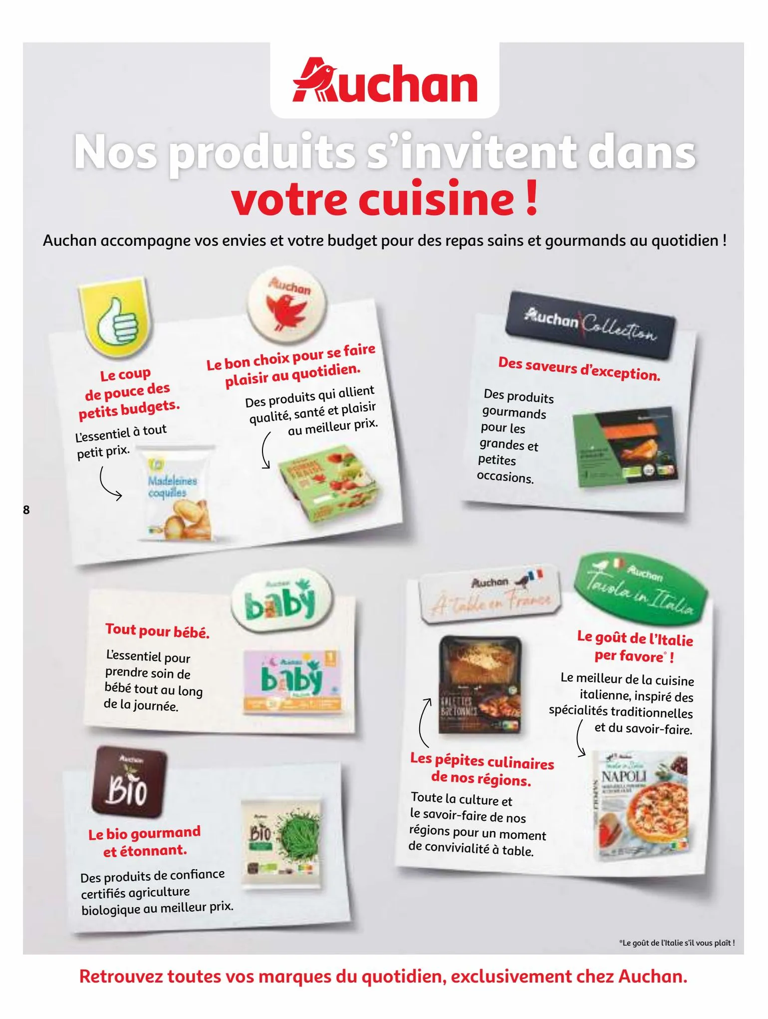 Catalogue Nos marques Auchan : le bon choix sans concession, page 00008