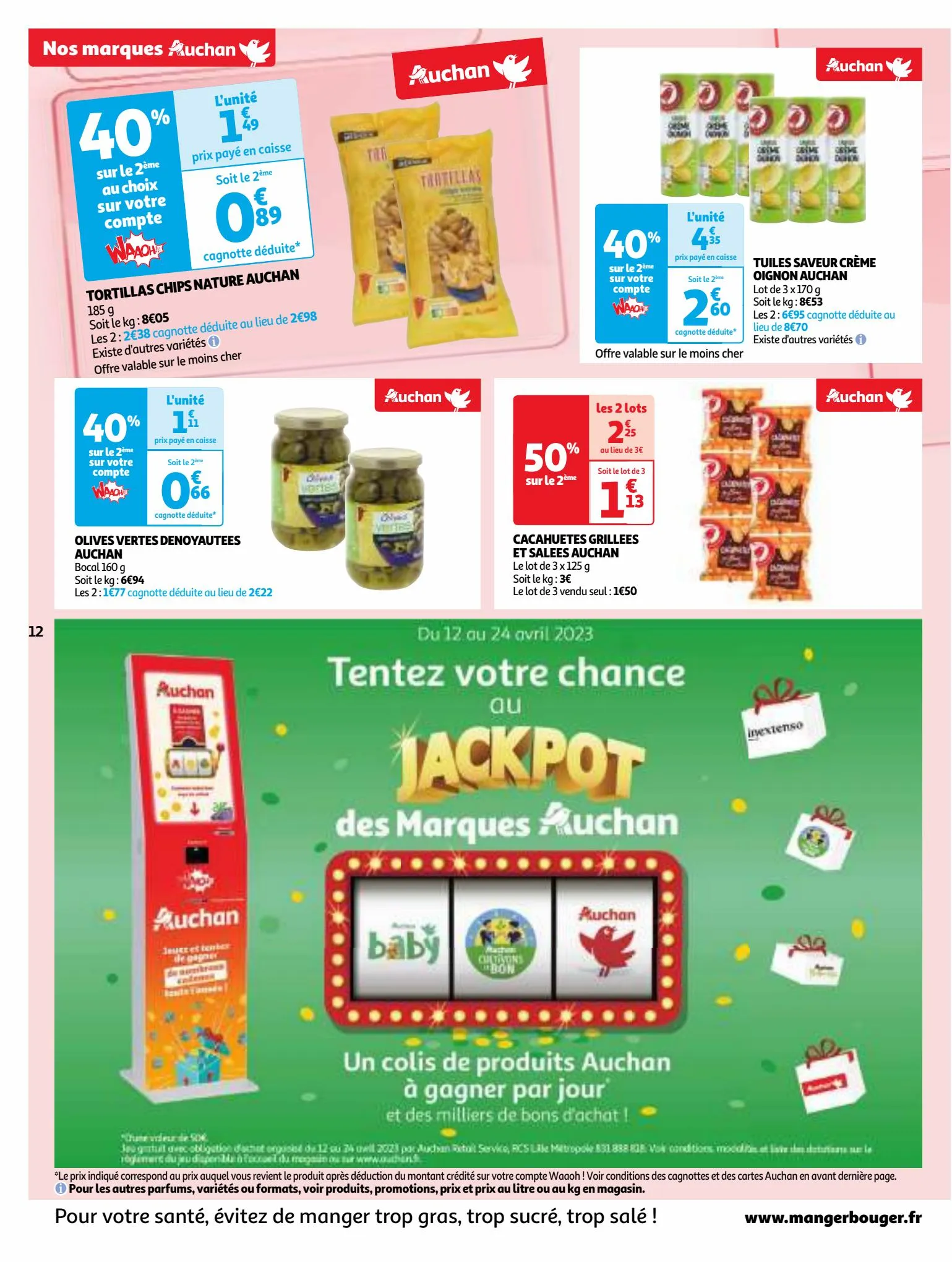 Catalogue Nos marques Auchan : le bon choix sans concession, page 00012