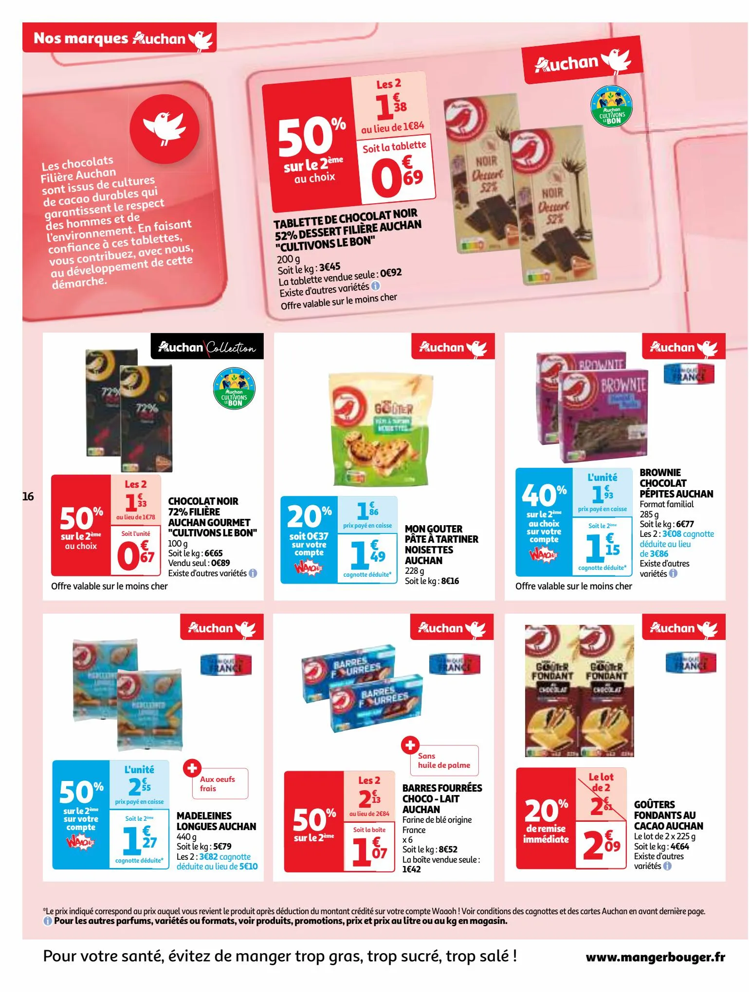 Catalogue Nos marques Auchan : le bon choix sans concession, page 00016