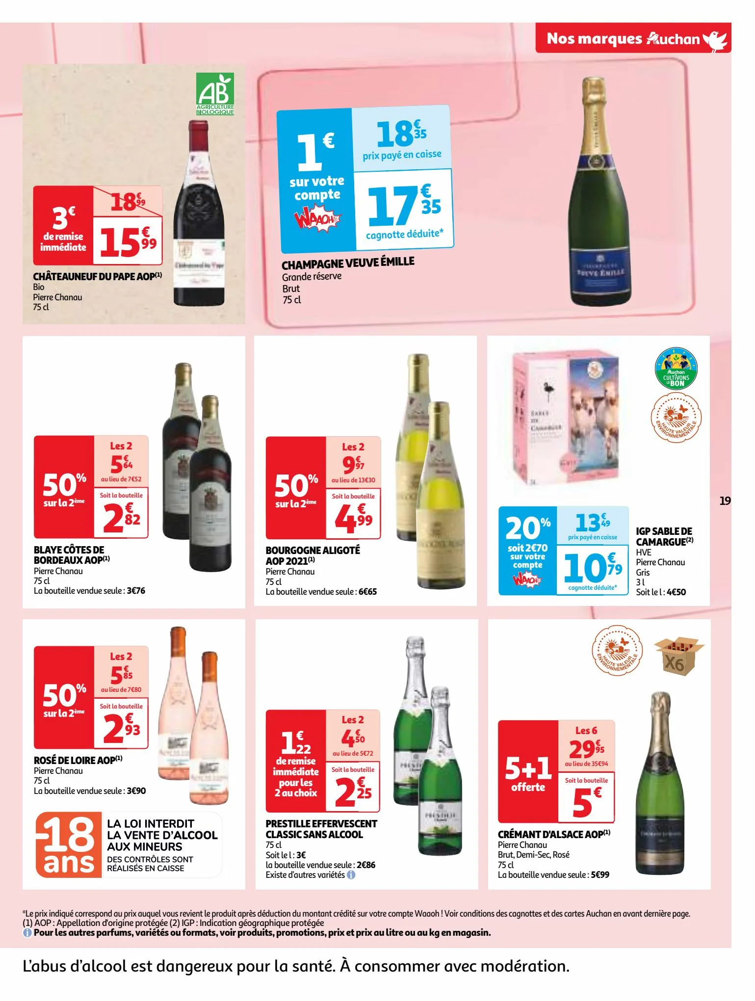 Catalogue Nos marques Auchan : le bon choix sans concession, page 00019