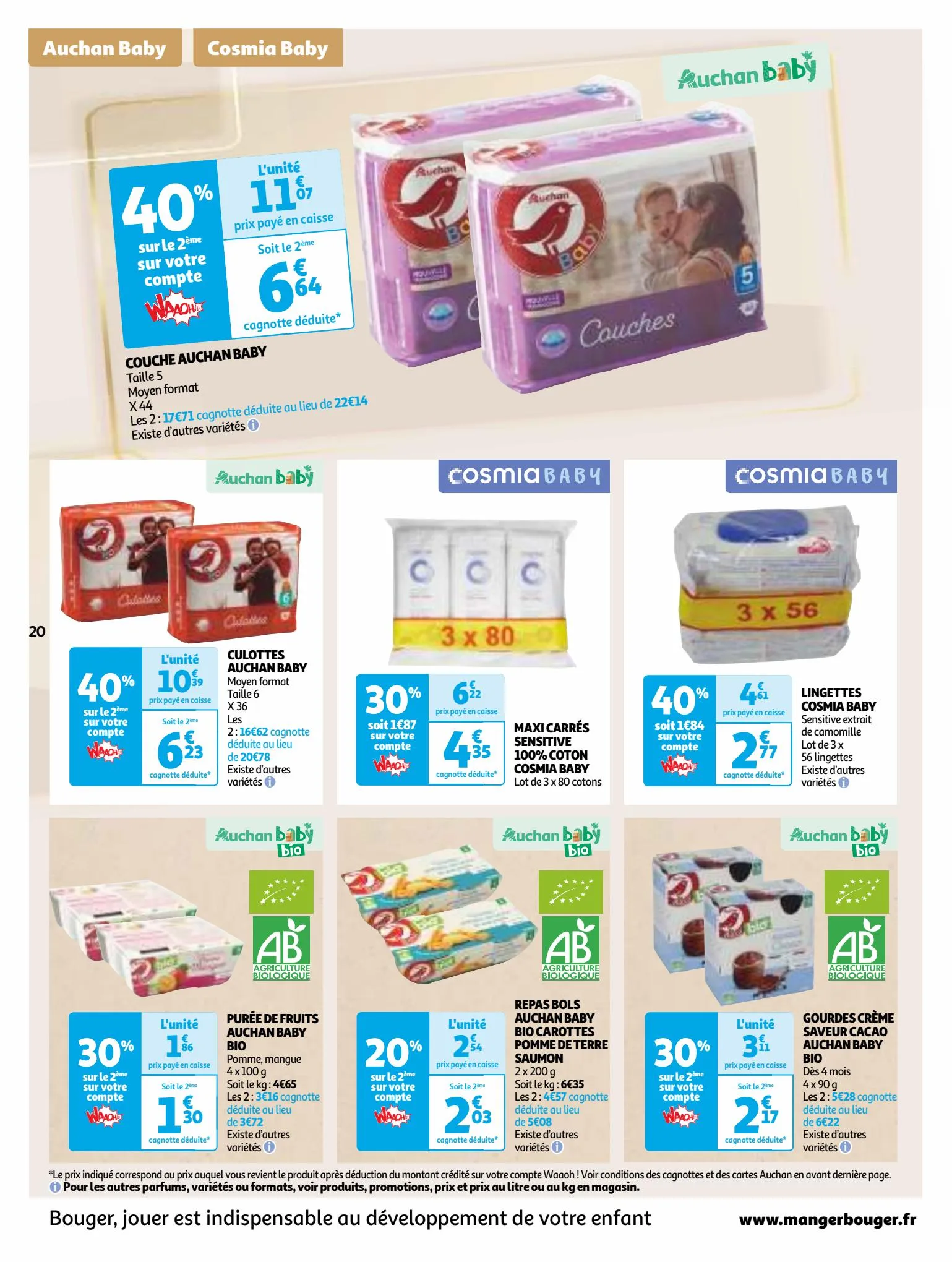 Catalogue Nos marques Auchan : le bon choix sans concession, page 00020