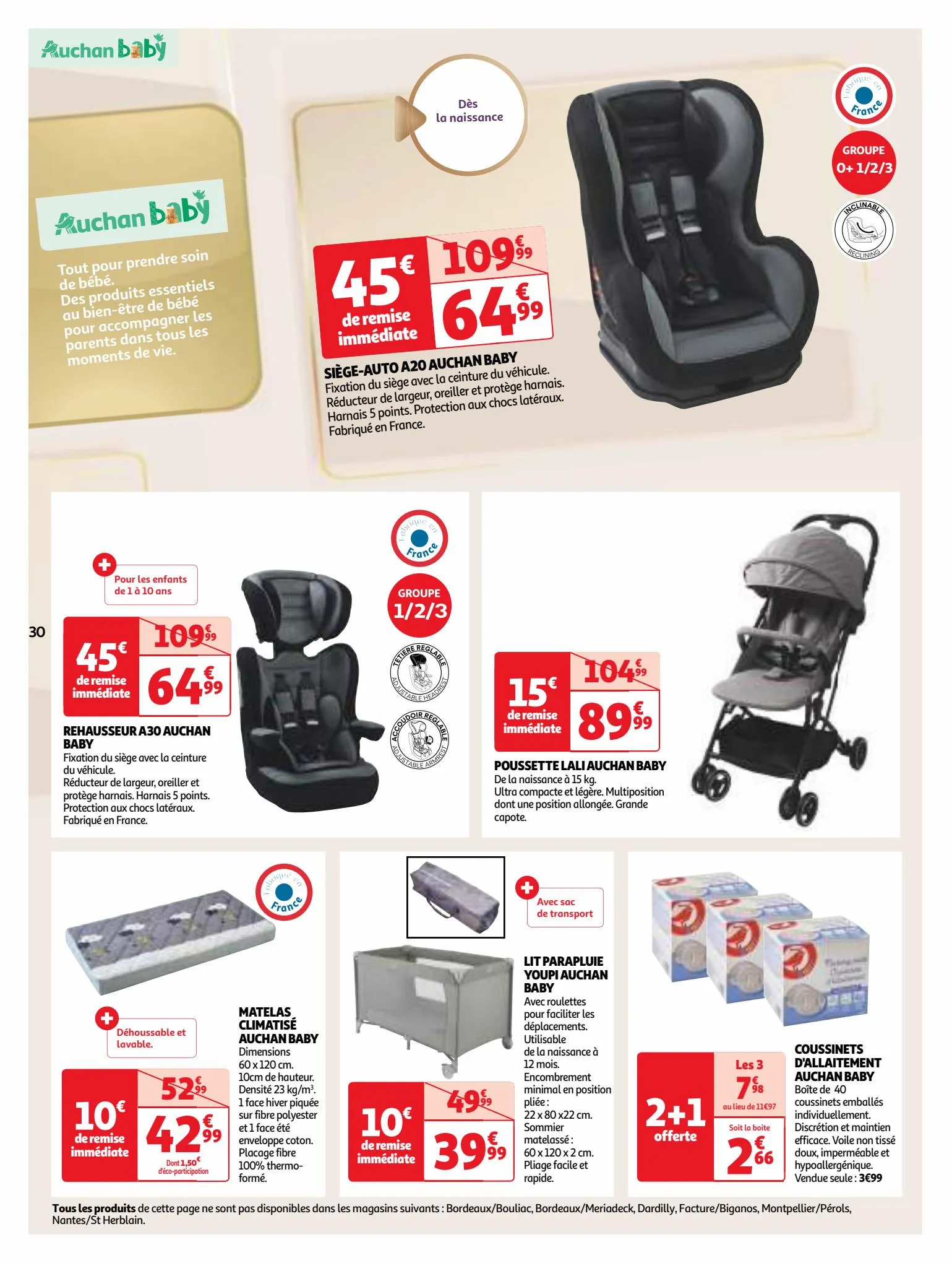 Catalogue Nos marques Auchan : le bon choix sans concession, page 00030