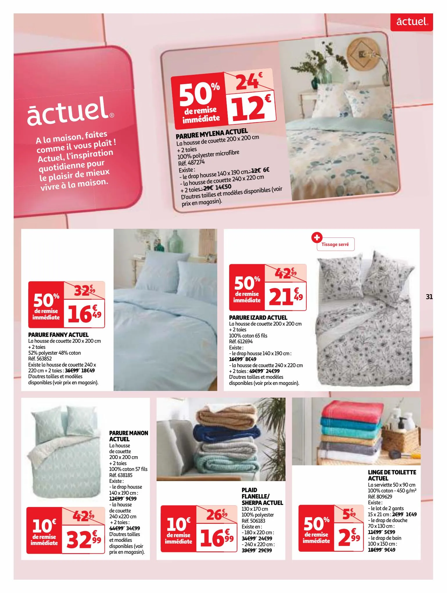 Catalogue Nos marques Auchan : le bon choix sans concession, page 00031