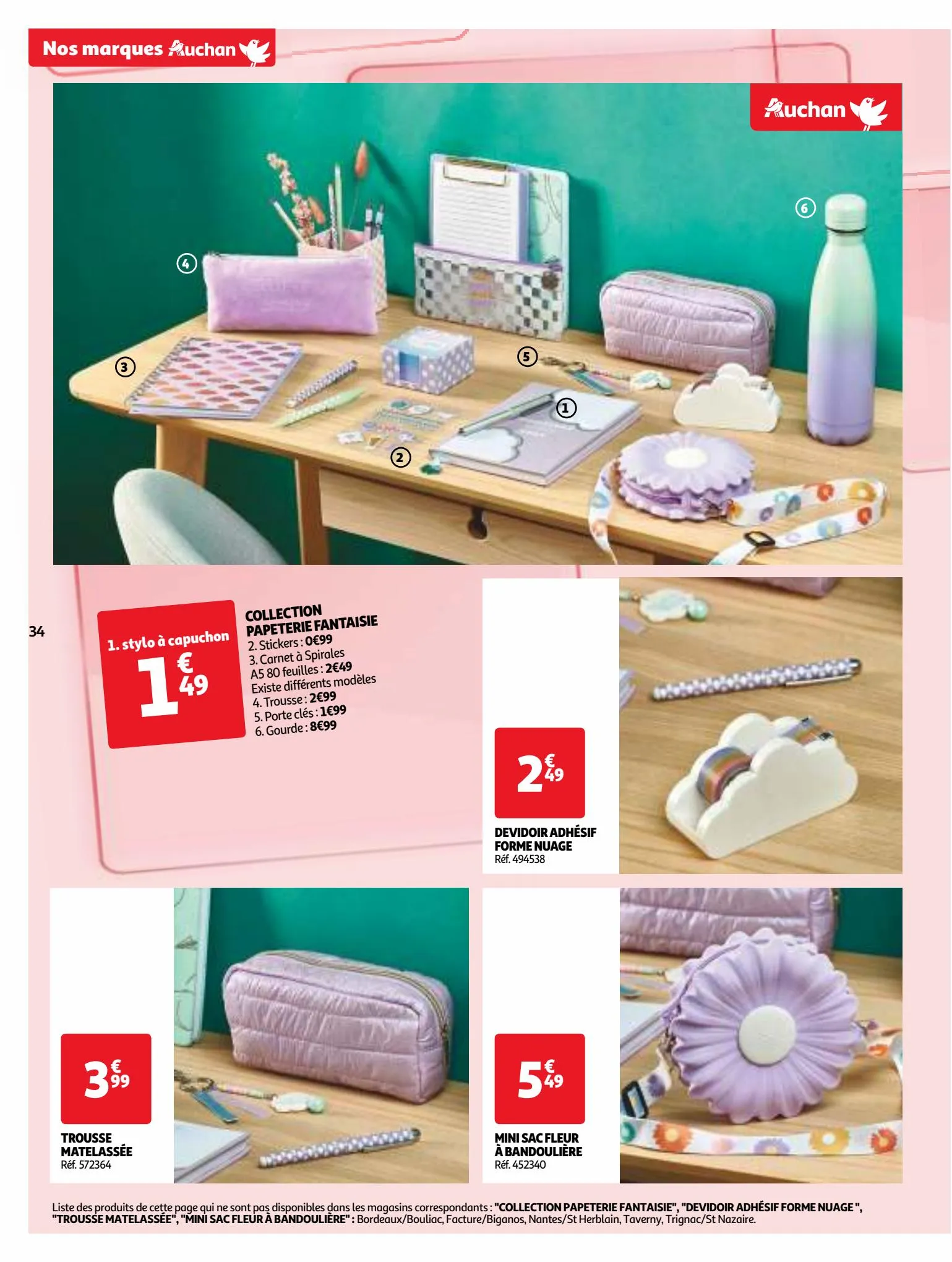 Catalogue Nos marques Auchan : le bon choix sans concession, page 00034