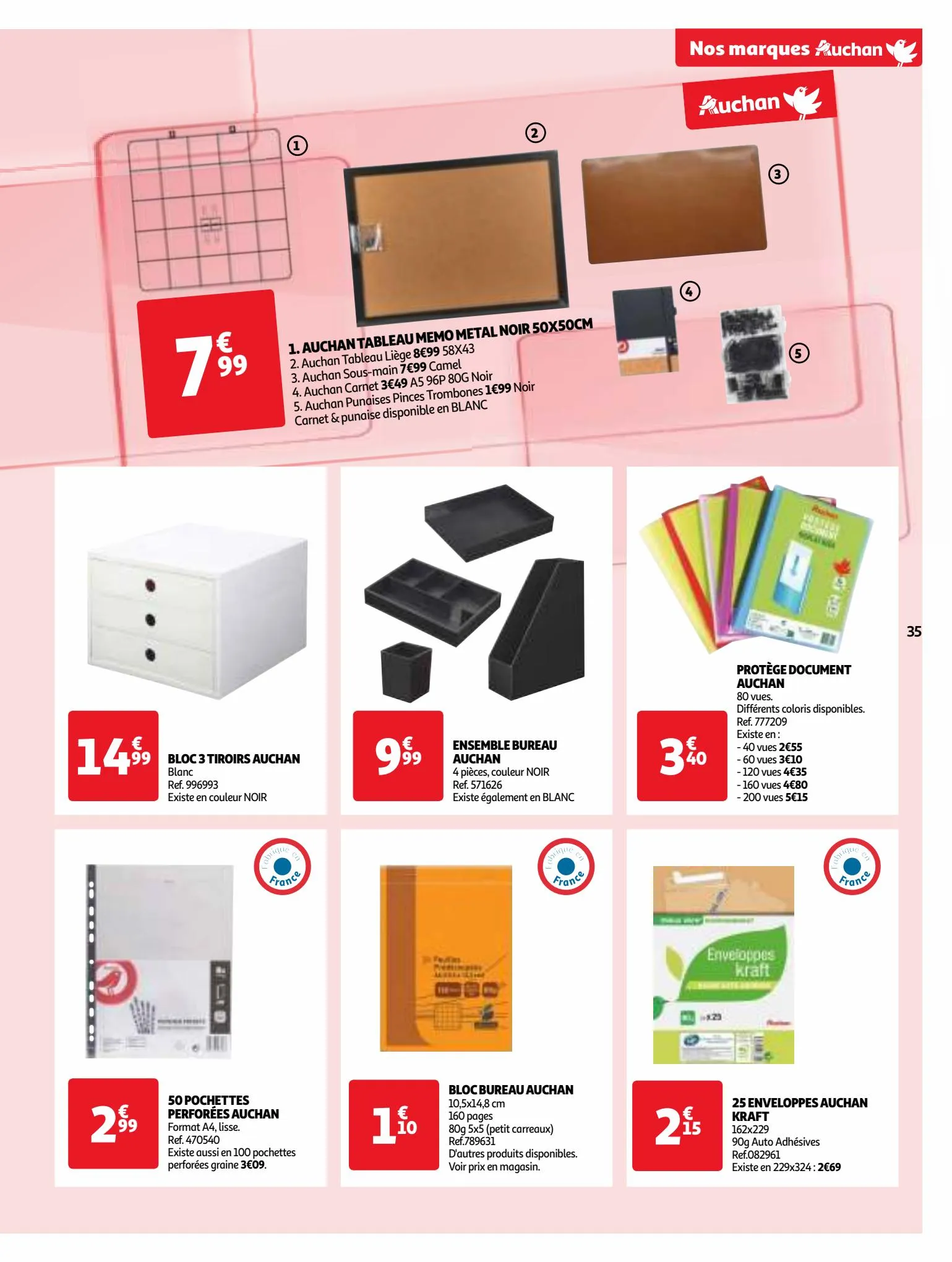 Catalogue Nos marques Auchan : le bon choix sans concession, page 00035