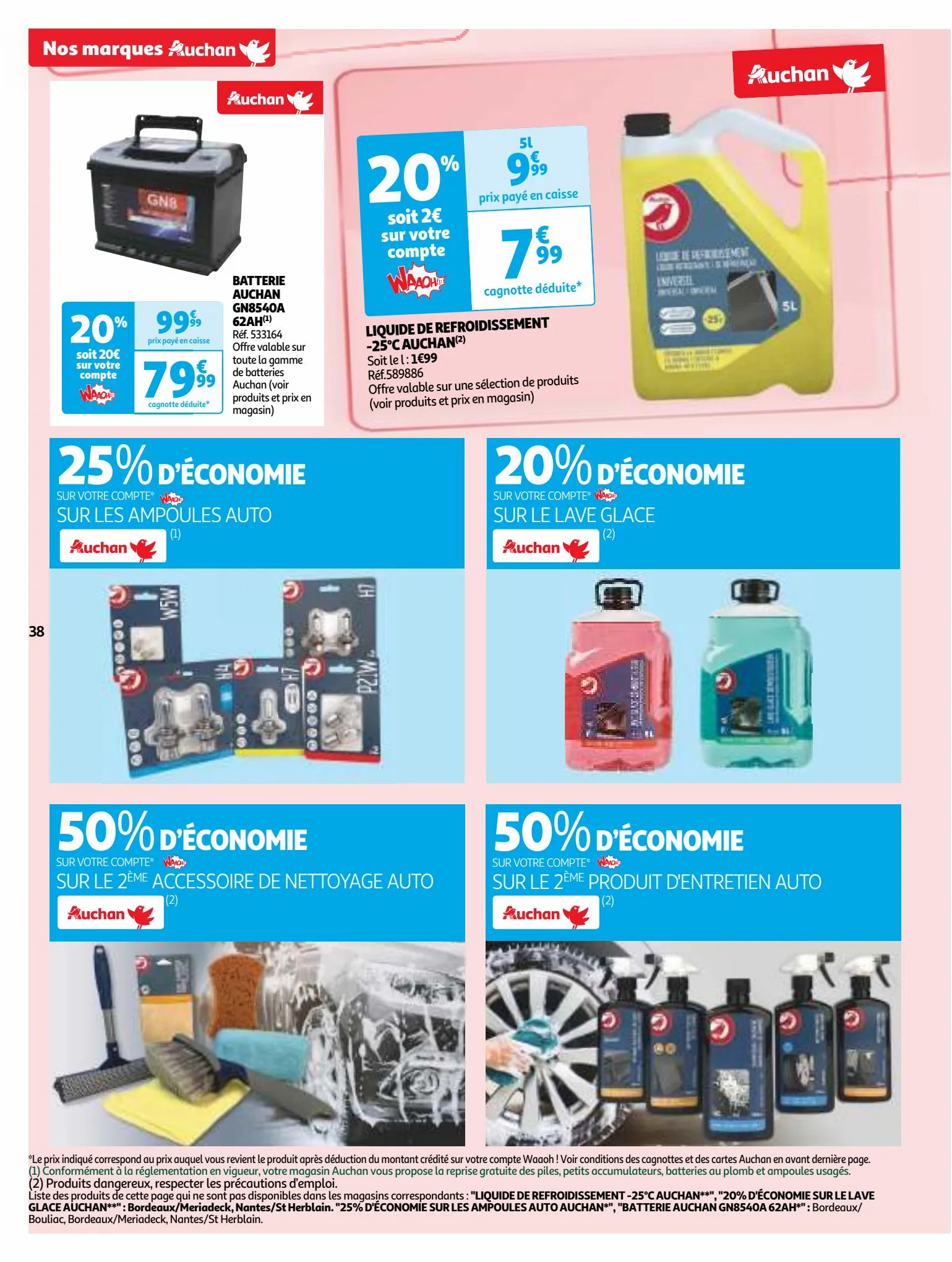 Catalogue Nos marques Auchan : le bon choix sans concession, page 00038