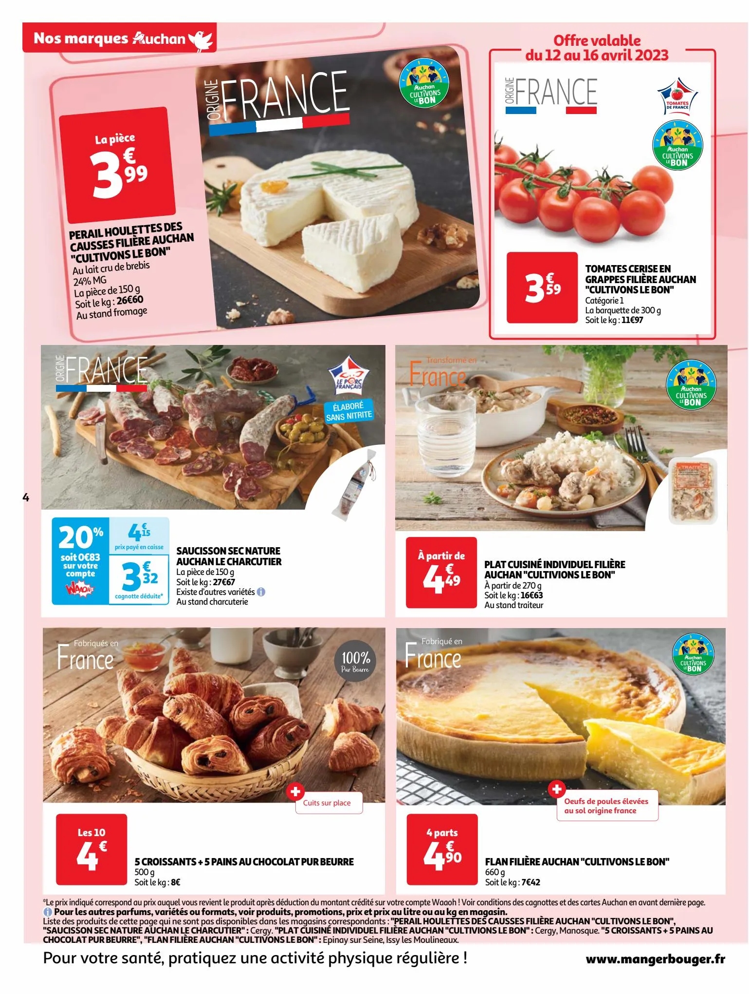 Catalogue Nos marques Auchan : le bon choix sans concession, page 00004