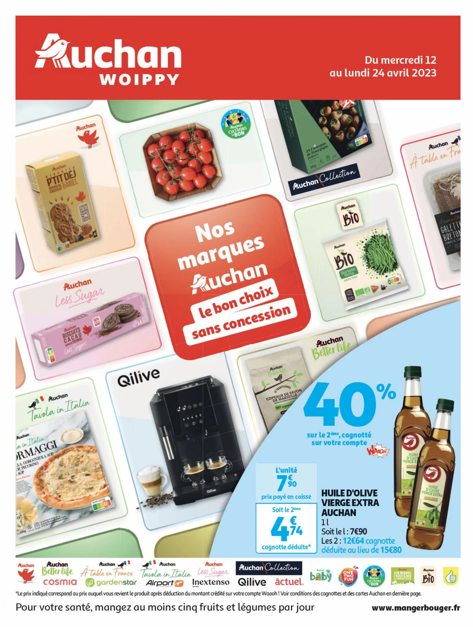 Catalogue Nos marques Auchan : le bon choix sans concession, page 00001