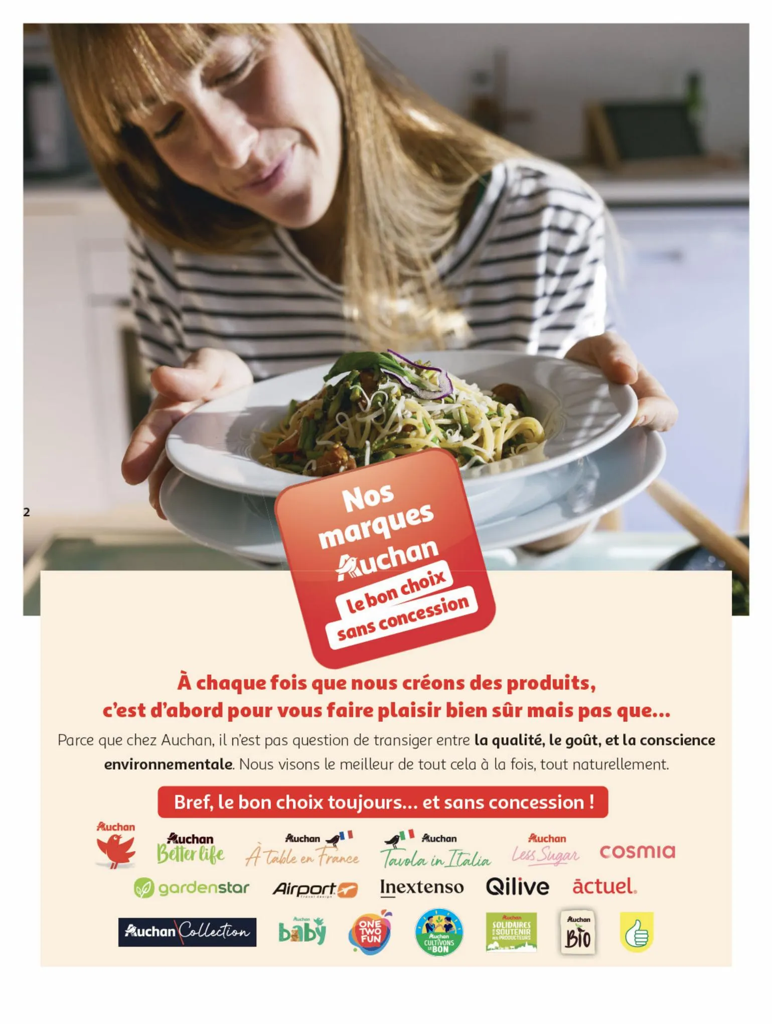 Catalogue Nos marques Auchan : le bon choix sans concession, page 00002