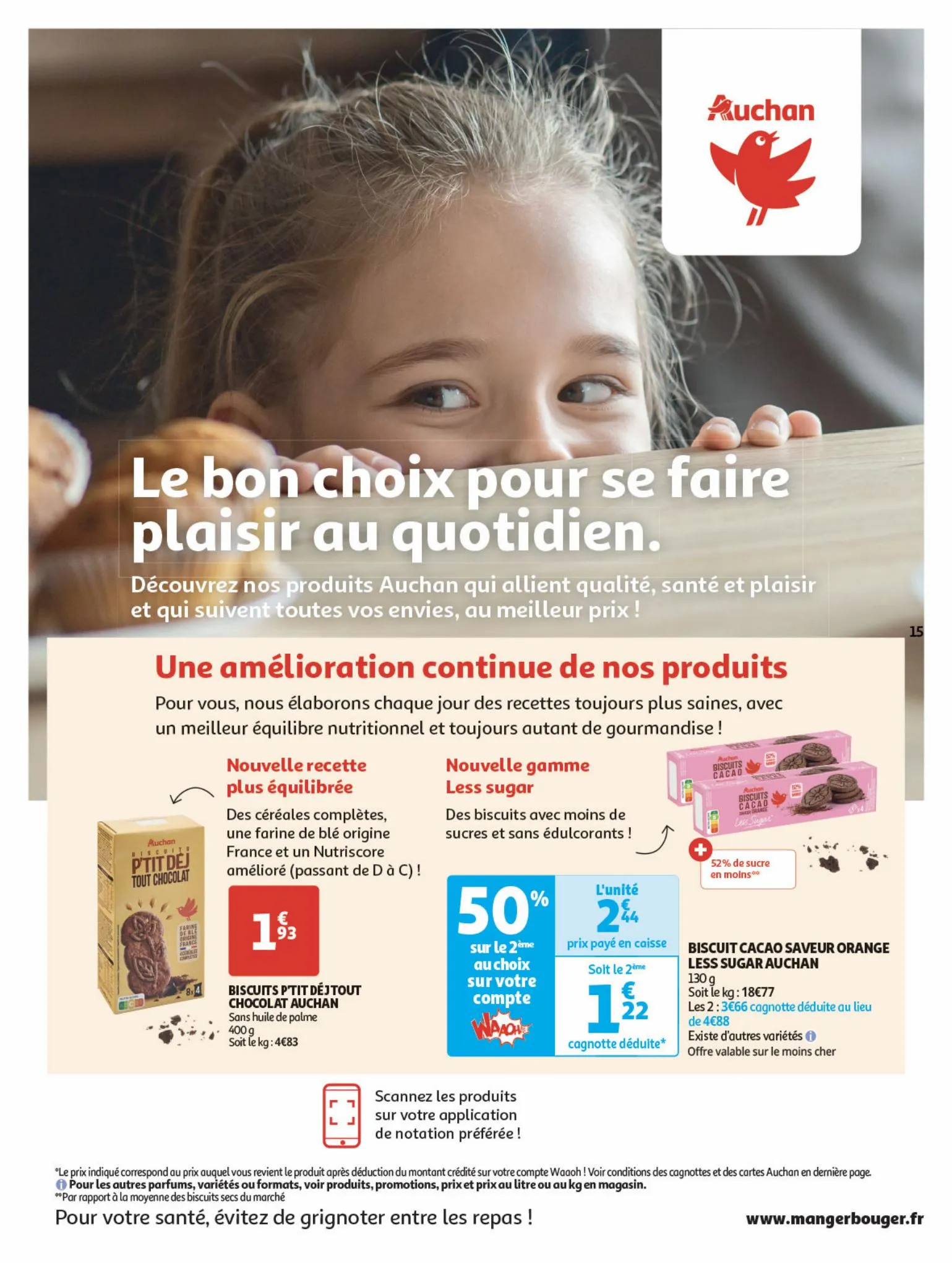 Catalogue Nos marques Auchan : le bon choix sans concession, page 00015