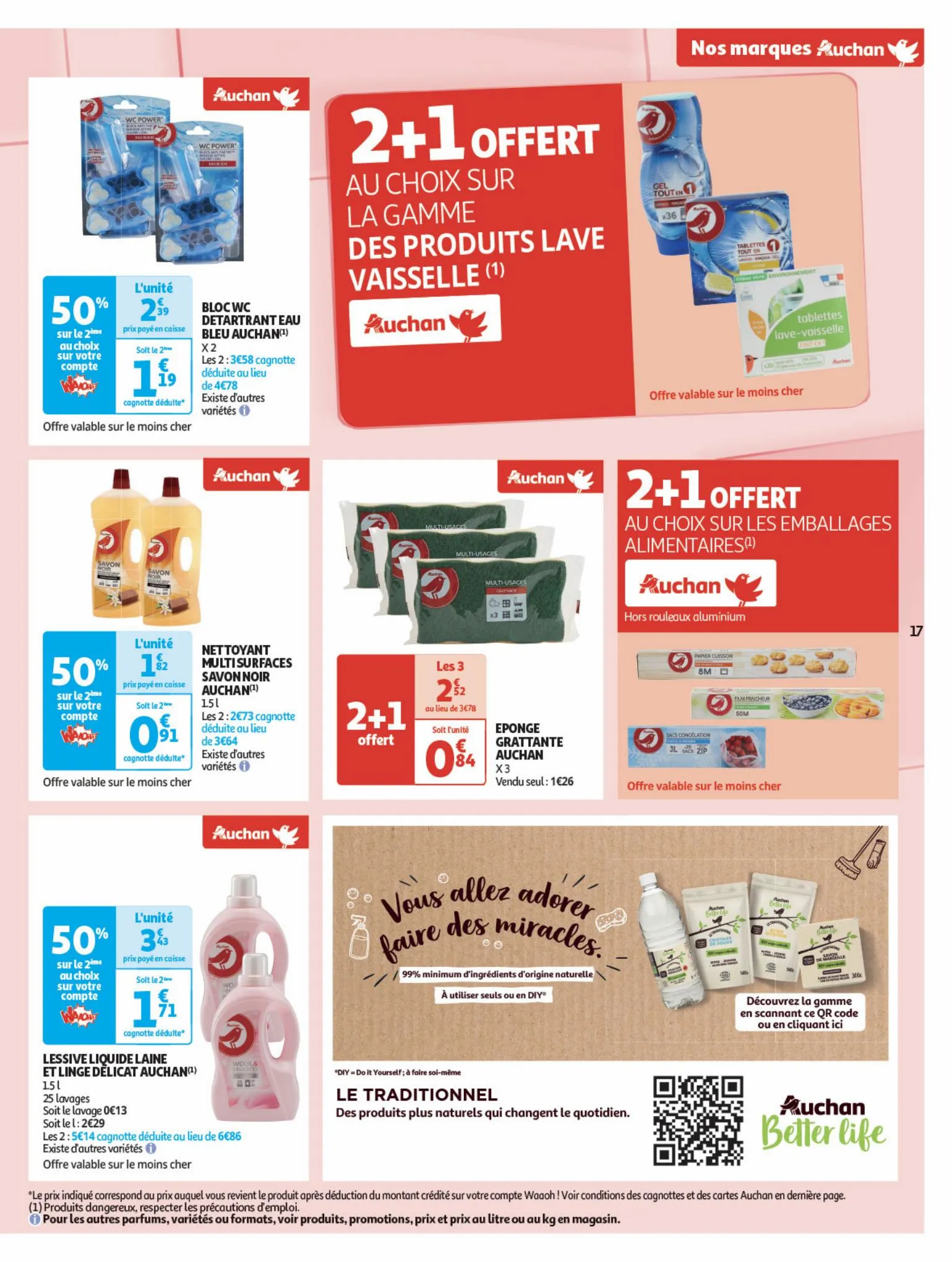Catalogue Nos marques Auchan : le bon choix sans concession, page 00017