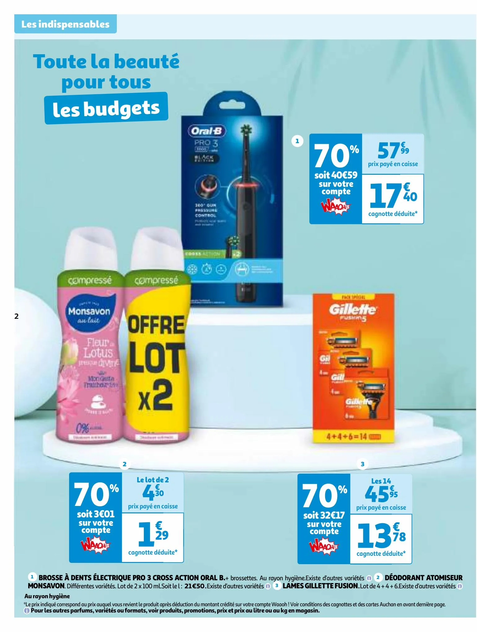 Catalogue Au top de la beauté à petit prix, page 00002