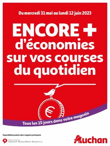 Catalogue Auchan | Des économies au quotidien | 31/05/2023 - 12/06/2023