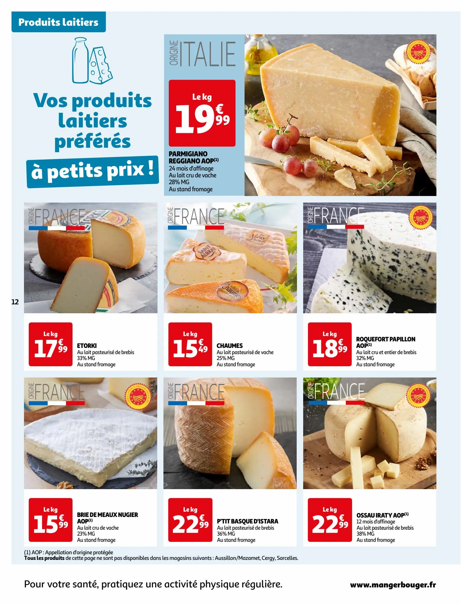 Catalogue Vos produits laitiers à petits prix !, page 00012