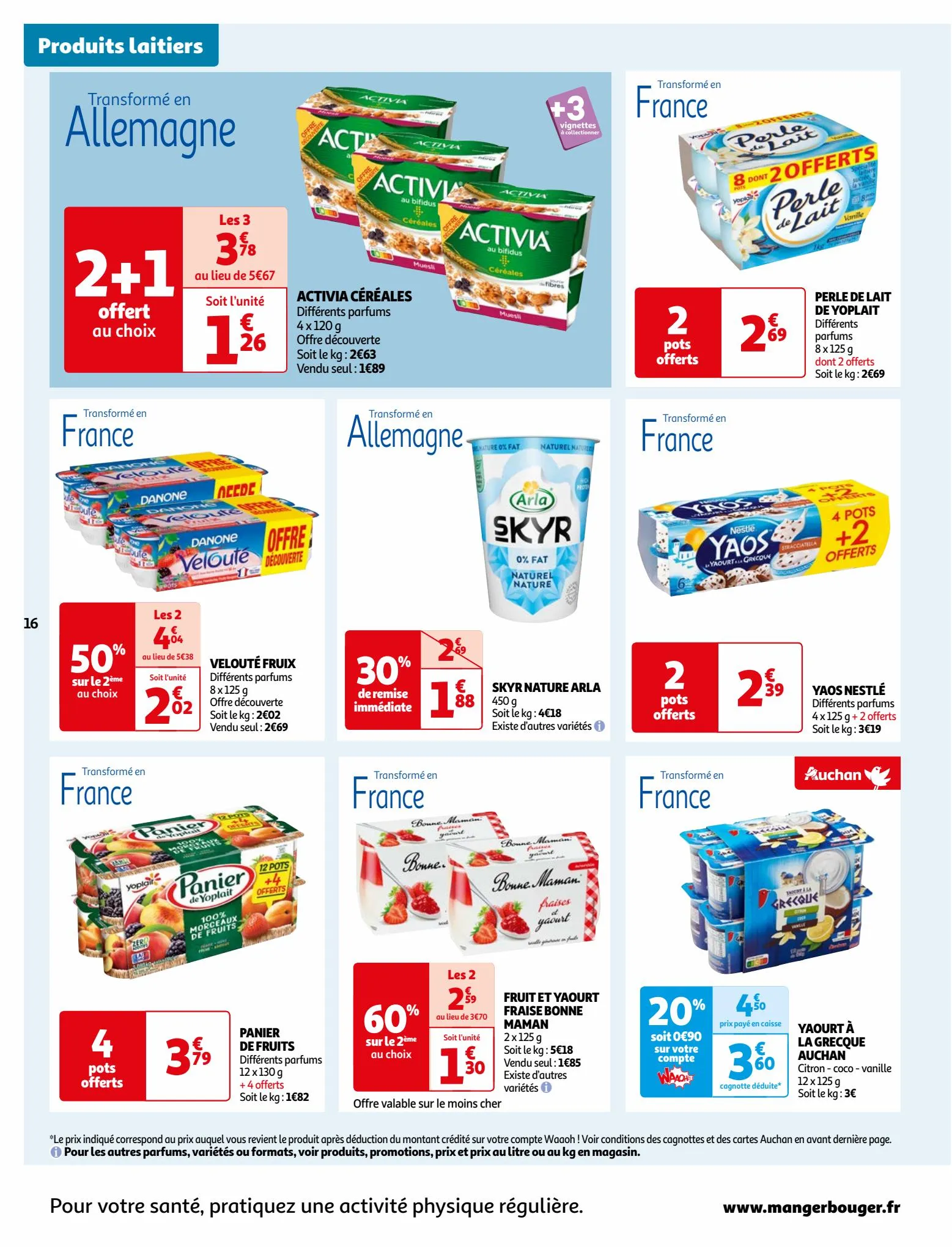 Catalogue Vos produits laitiers à petits prix !, page 00016