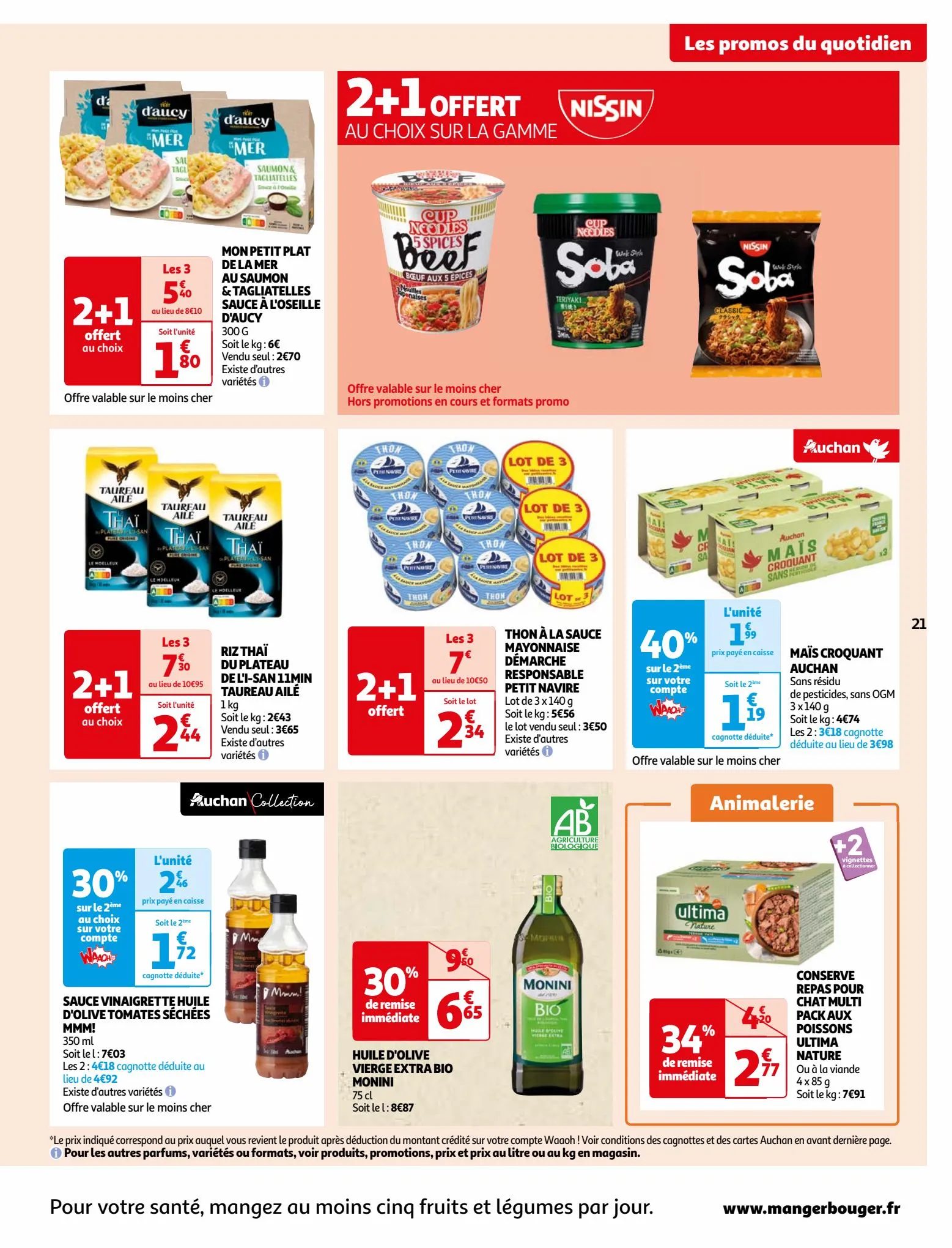 Catalogue Vos produits laitiers à petits prix !, page 00021