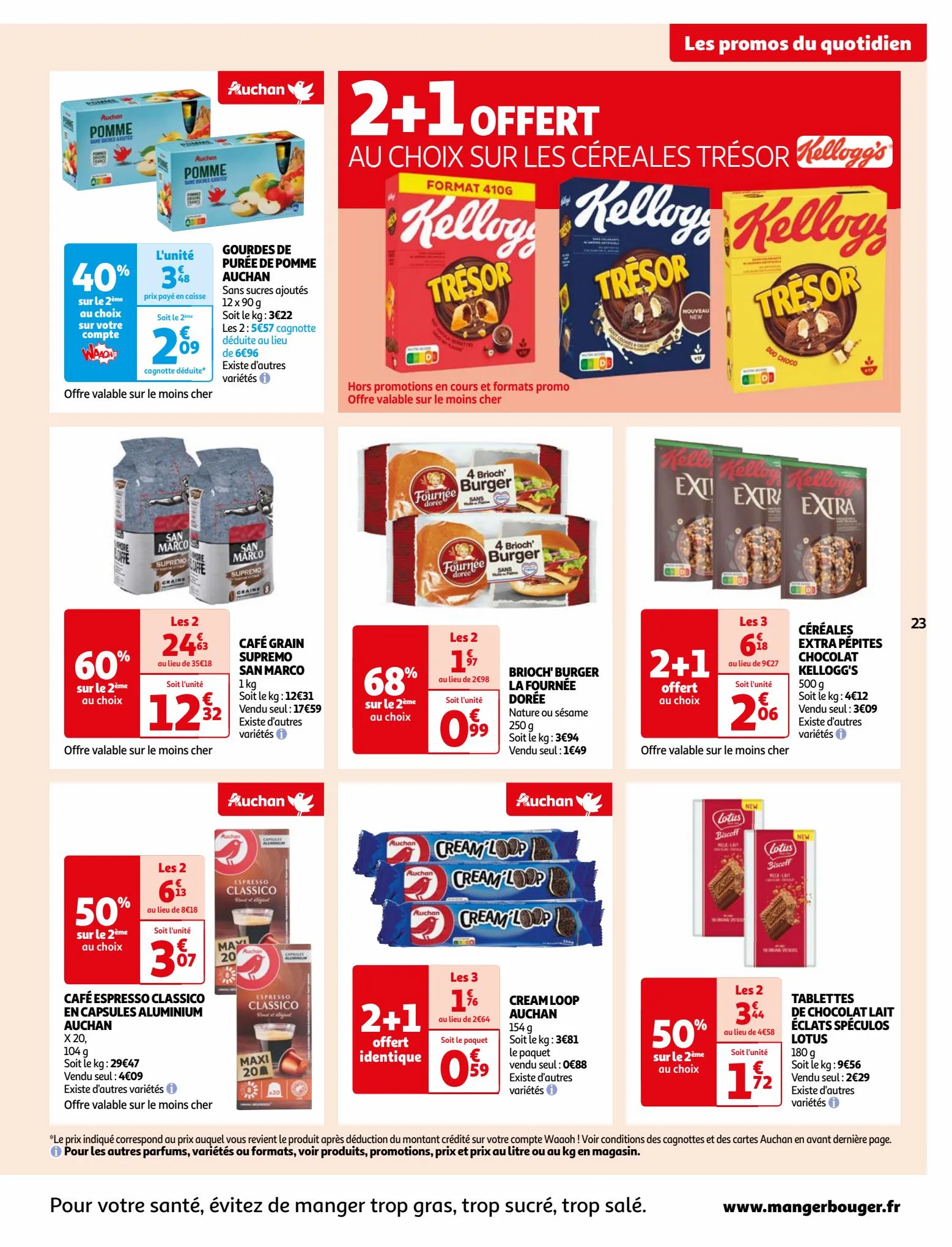 Catalogue Vos produits laitiers à petits prix !, page 00023