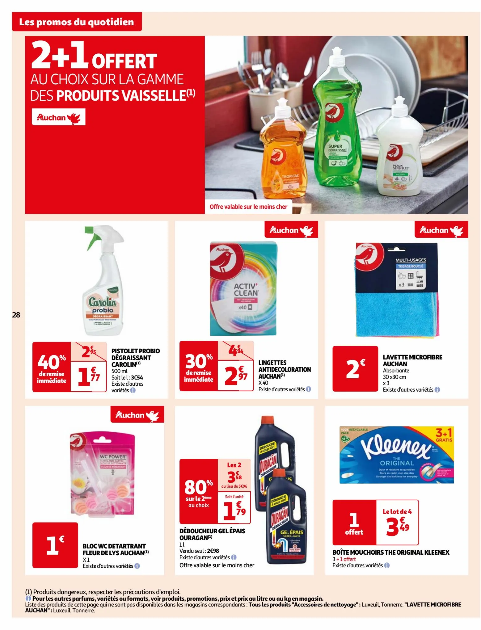 Catalogue Vos produits laitiers à petits prix !, page 00028