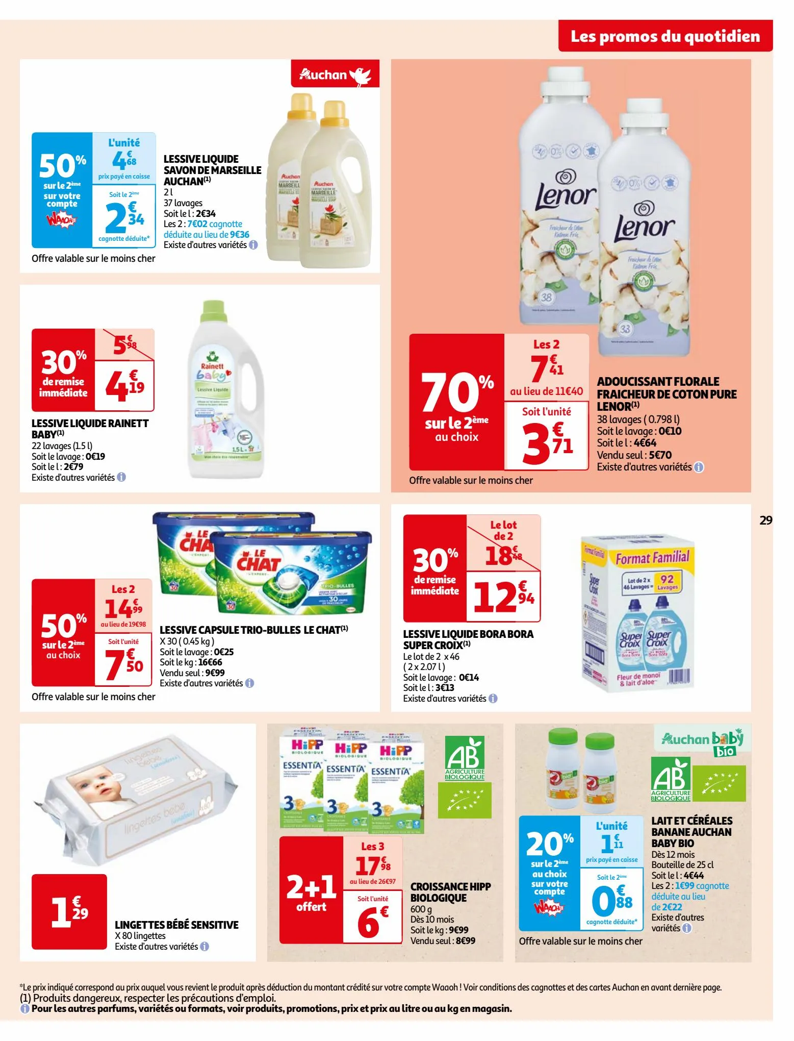 Catalogue Vos produits laitiers à petits prix !, page 00029