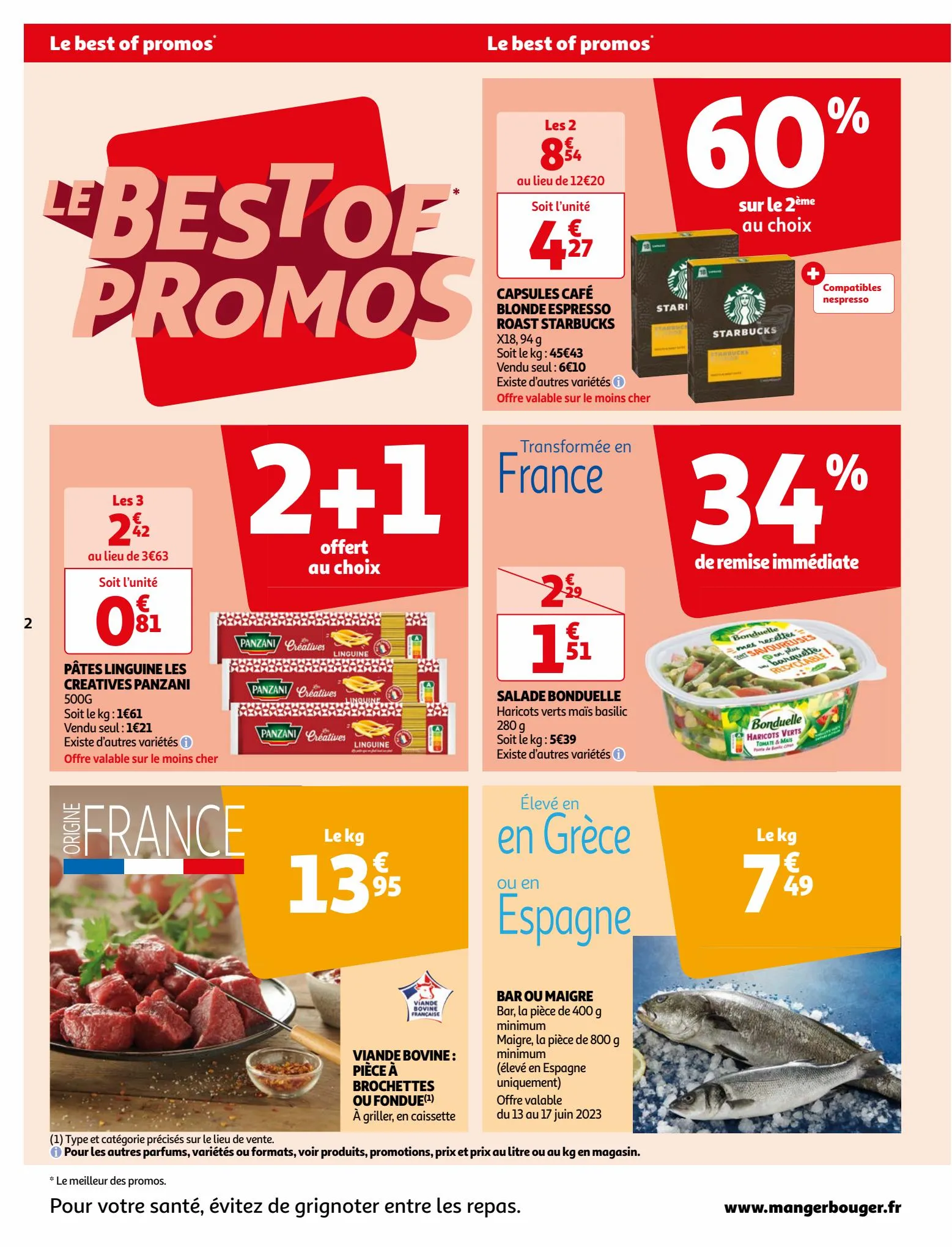 Catalogue Vos produits laitiers à petits prix !, page 00002