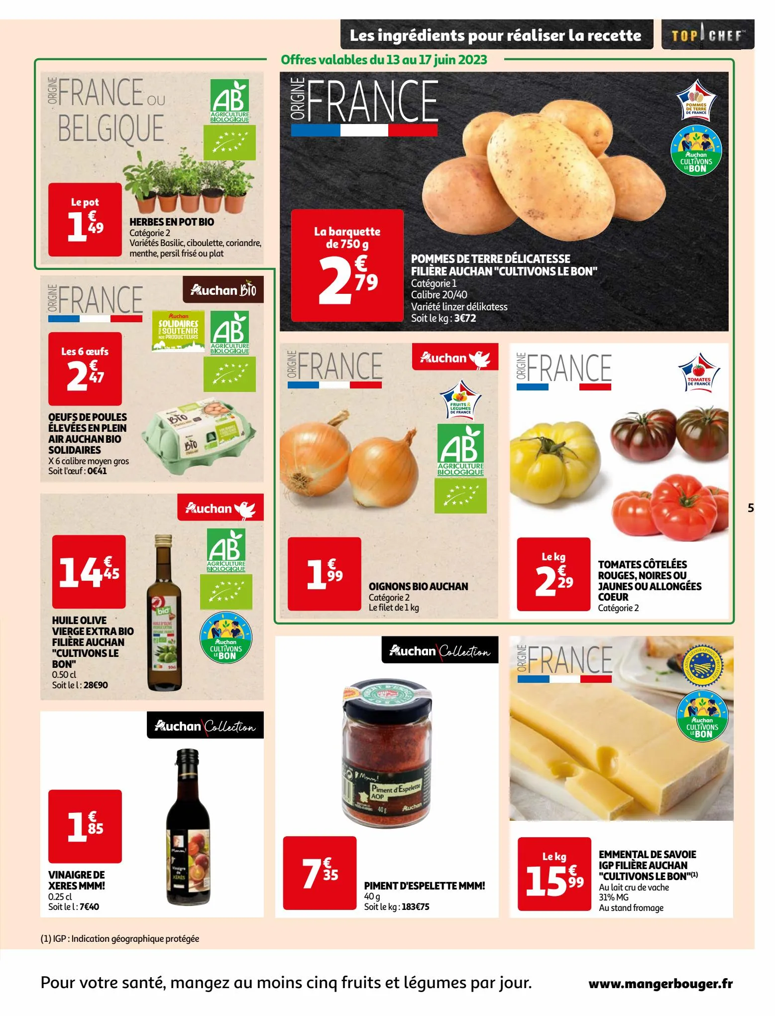 Catalogue Vos produits laitiers à petits prix !, page 00005