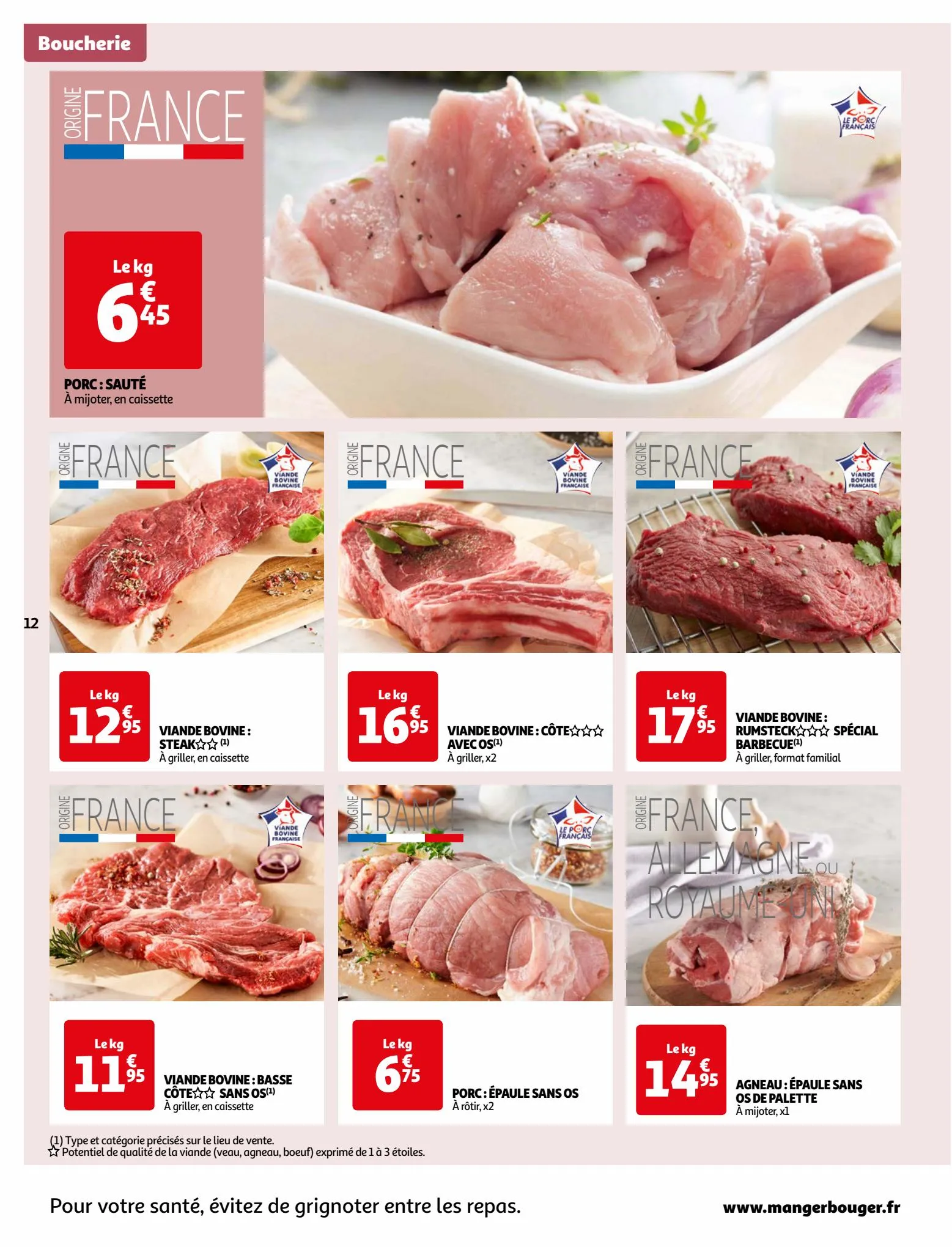 Catalogue Vos produits laitiers à petits prix !, page 00012