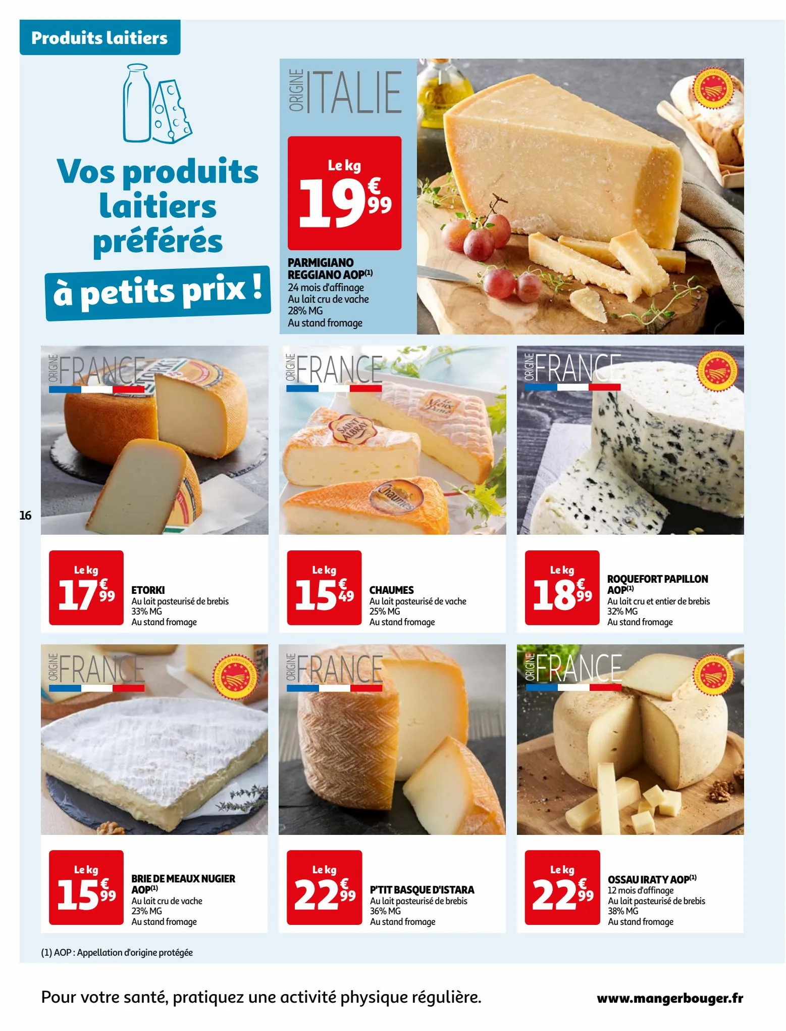 Catalogue Vos produits laitiers à petits prix !, page 00016