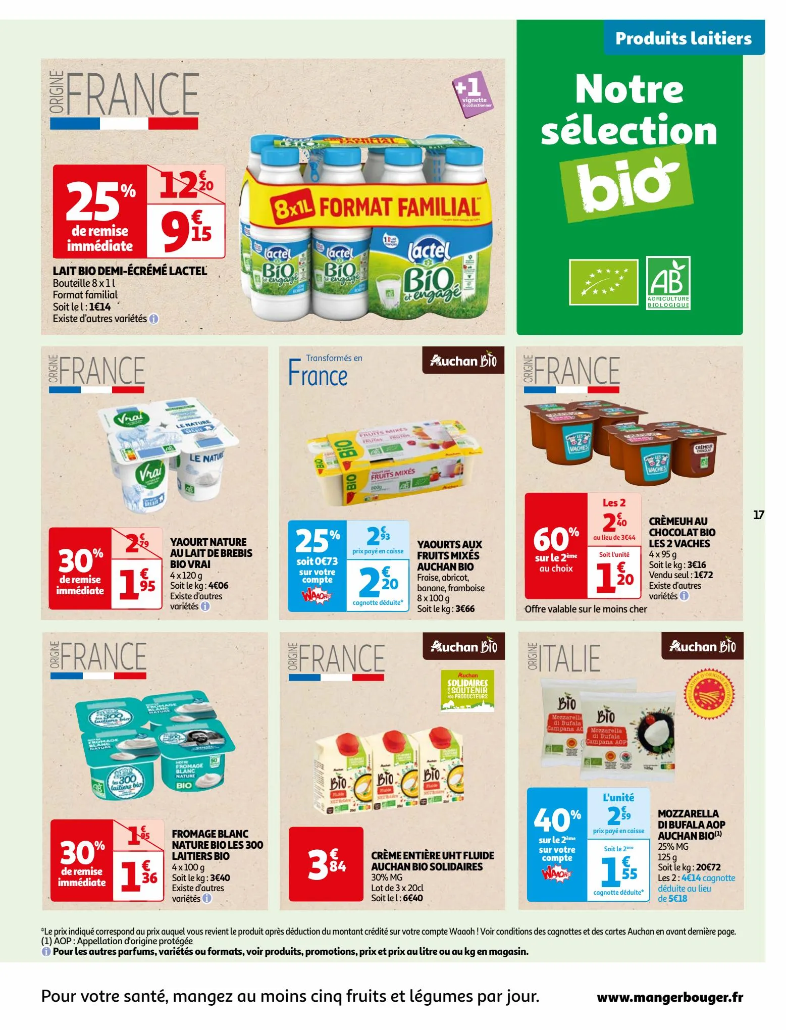 Catalogue Vos produits laitiers à petits prix !, page 00017