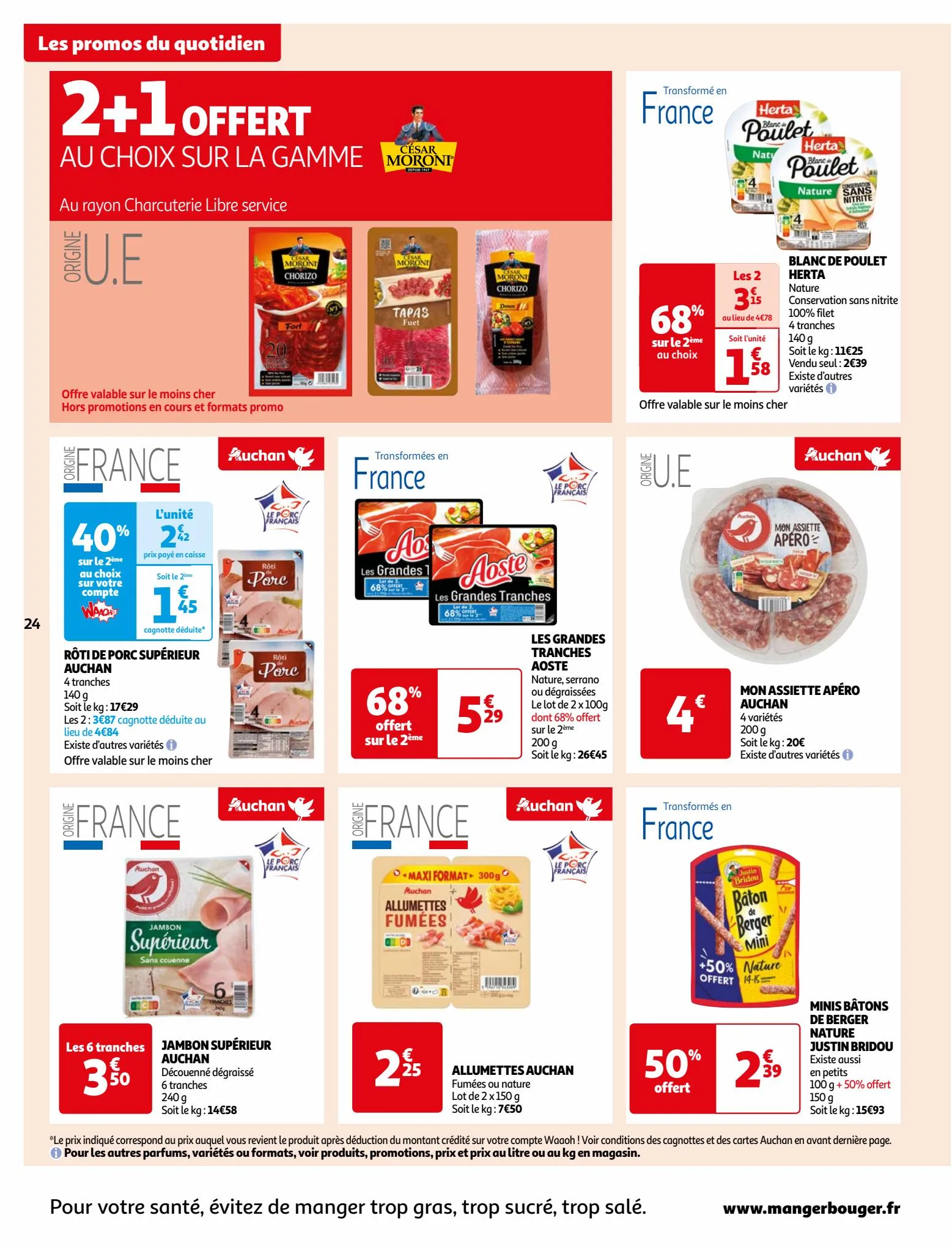 Catalogue Vos produits laitiers à petits prix !, page 00024