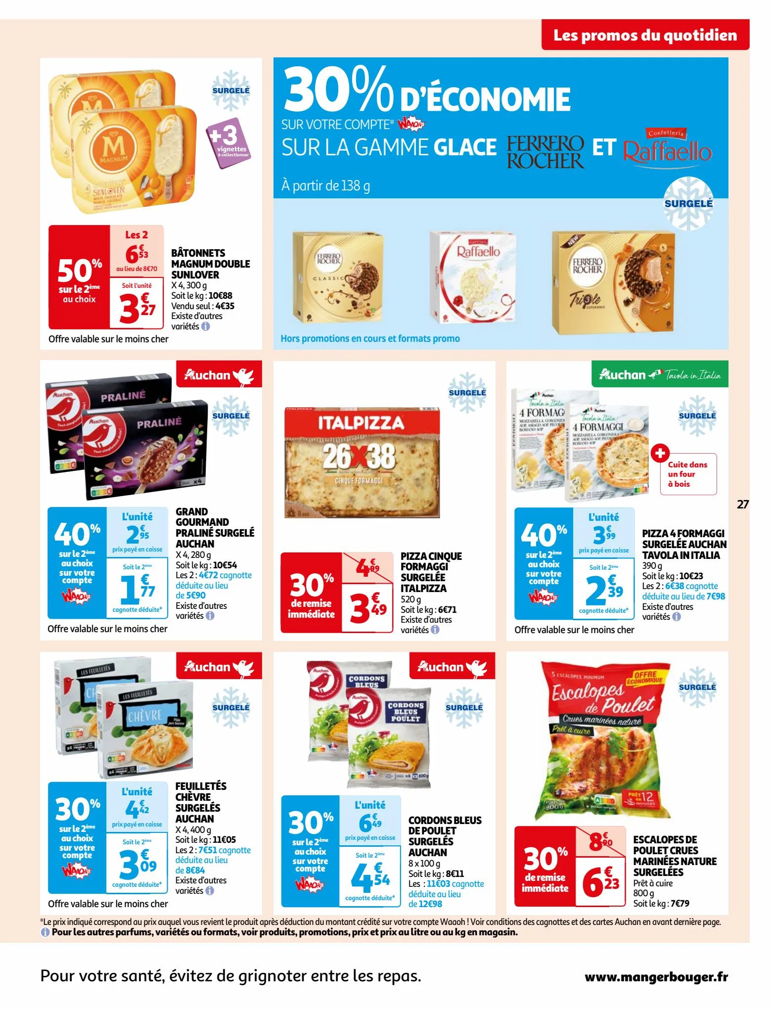 Catalogue Vos produits laitiers à petits prix !, page 00027