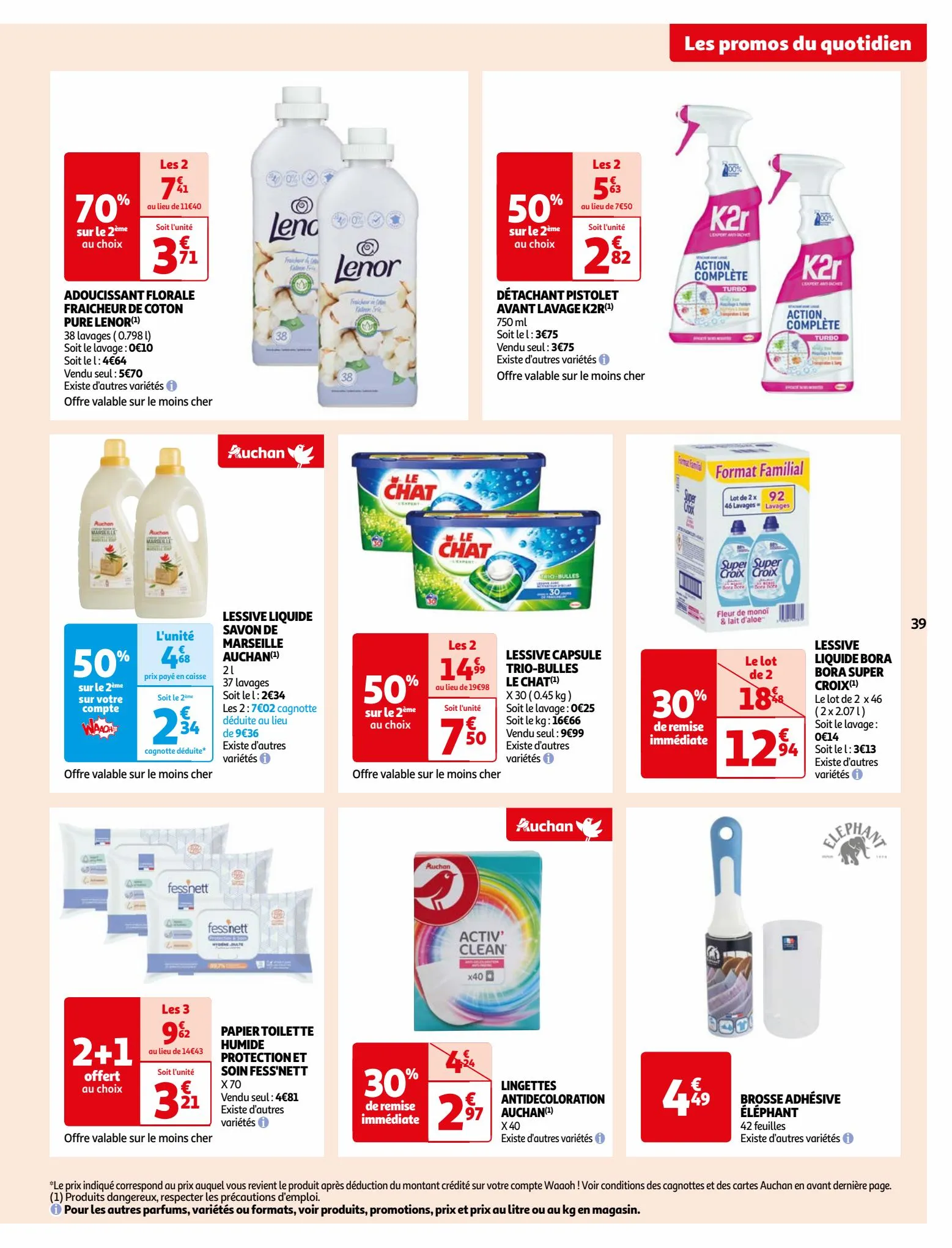 Catalogue Vos produits laitiers à petits prix !, page 00039