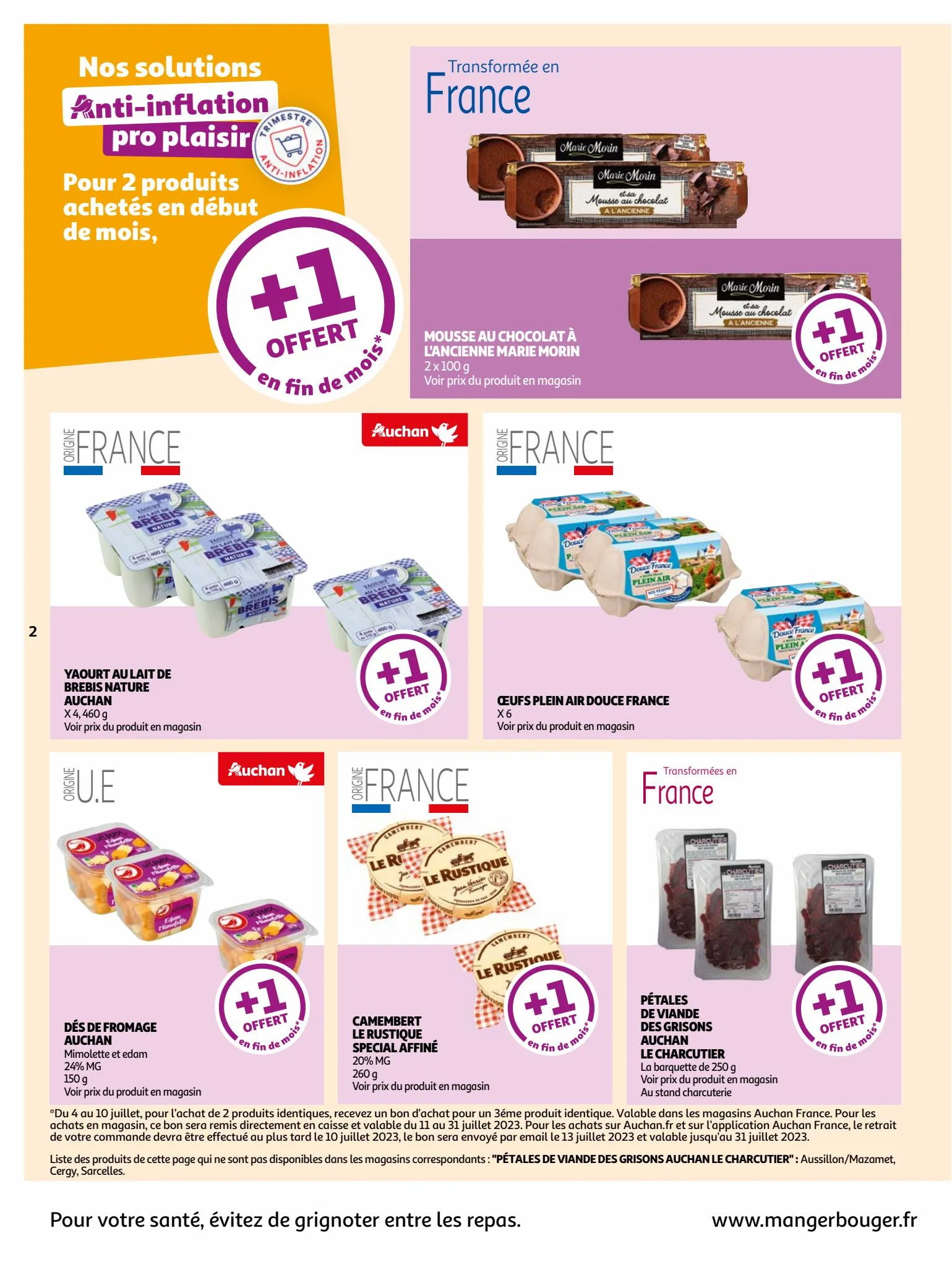 Catalogue Découvrez les produits offerts en fin de mois !, page 00002