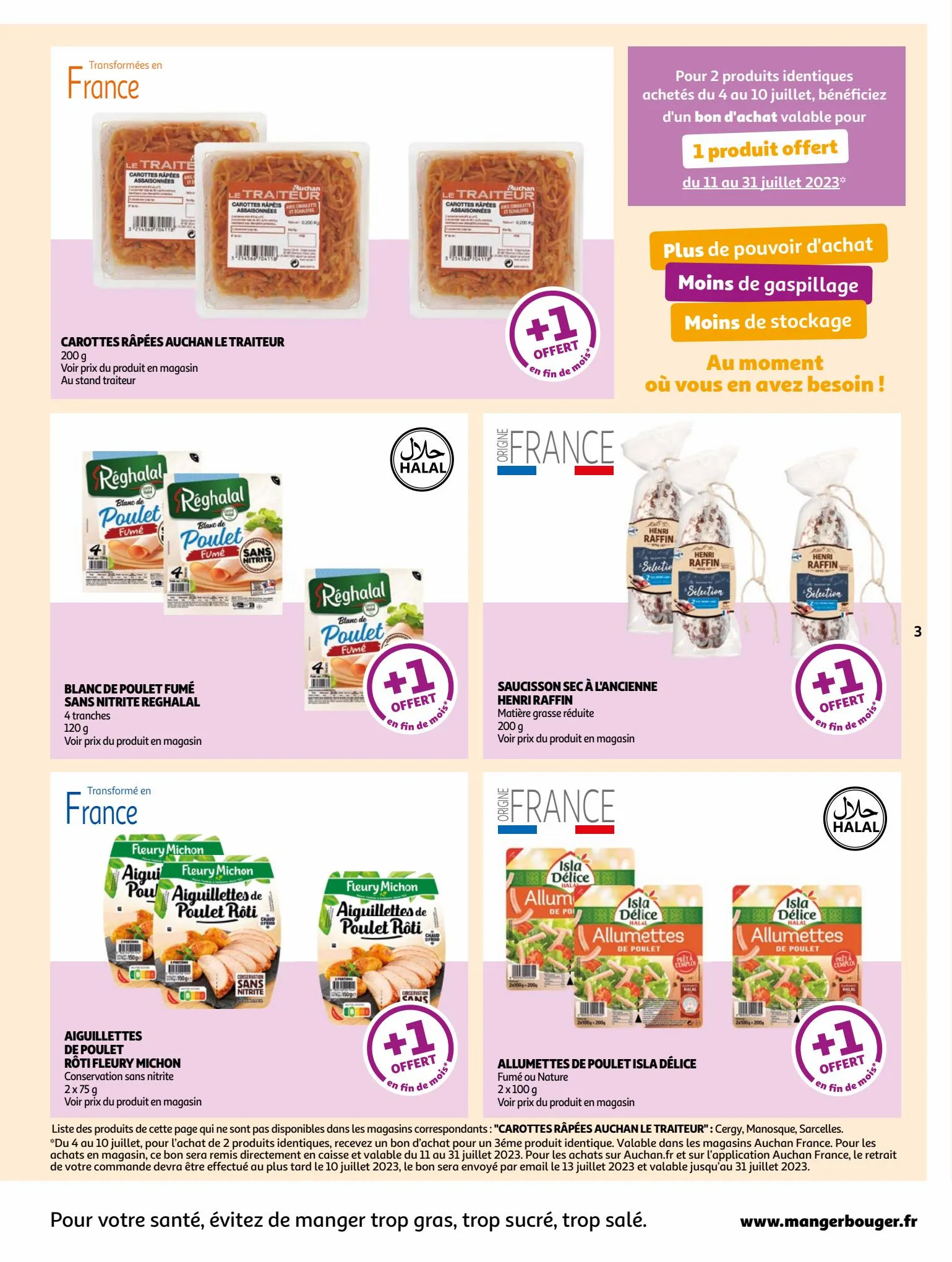 Catalogue Découvrez les produits offerts en fin de mois !, page 00003