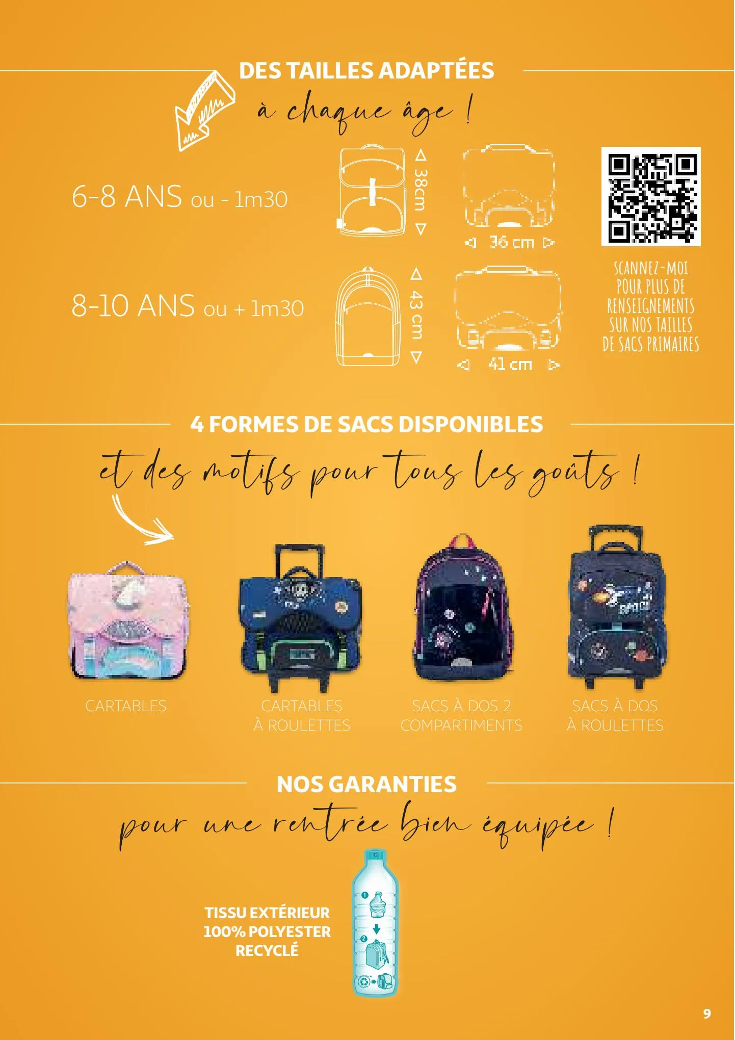 Catalogue La maroquinerie scolaire - la rentrée Auchan à prix minus, page 00009