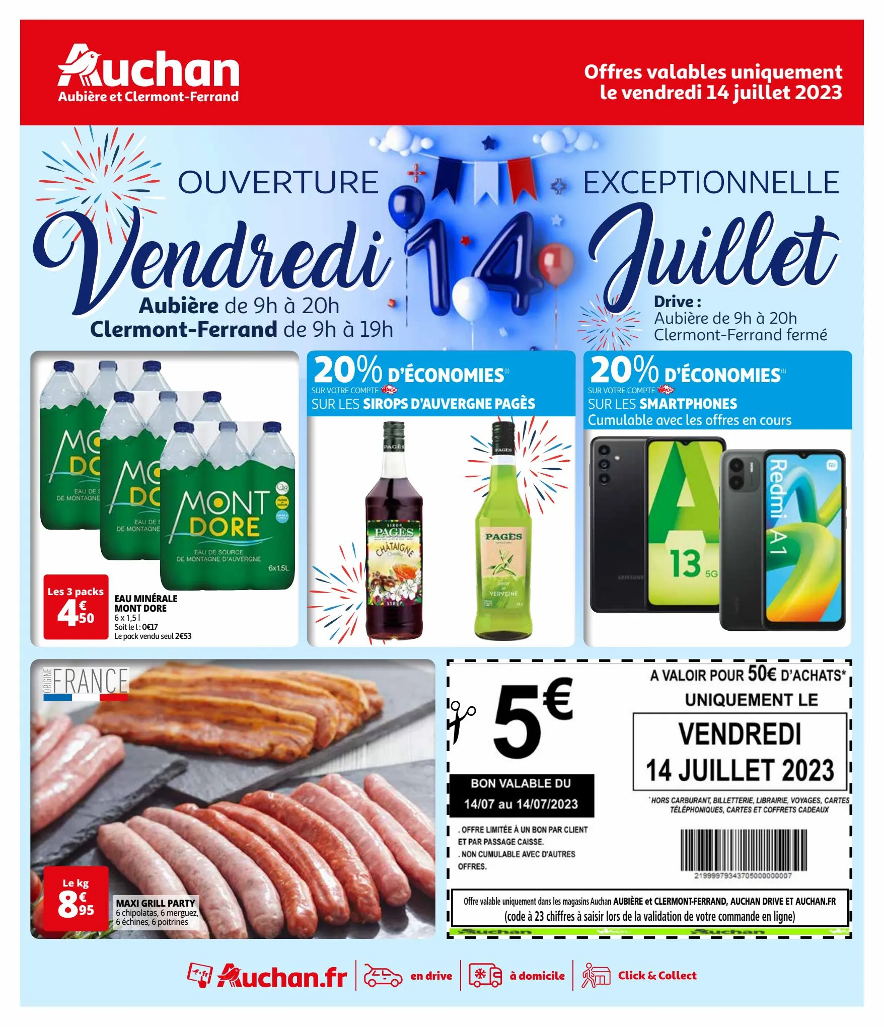 Catalogue Aubiere Clermont 14 Juillet, page 00001