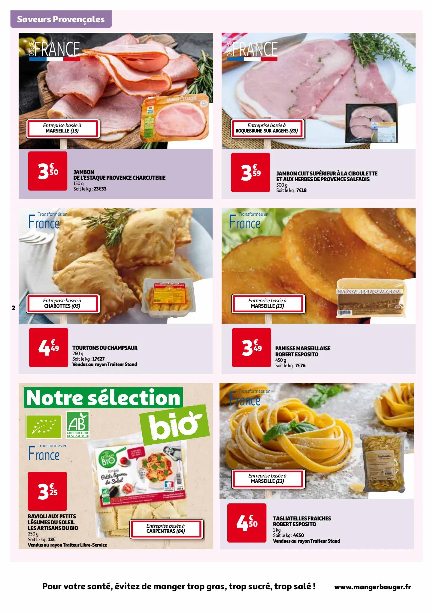 Catalogue Saveurs Provençales, page 00002