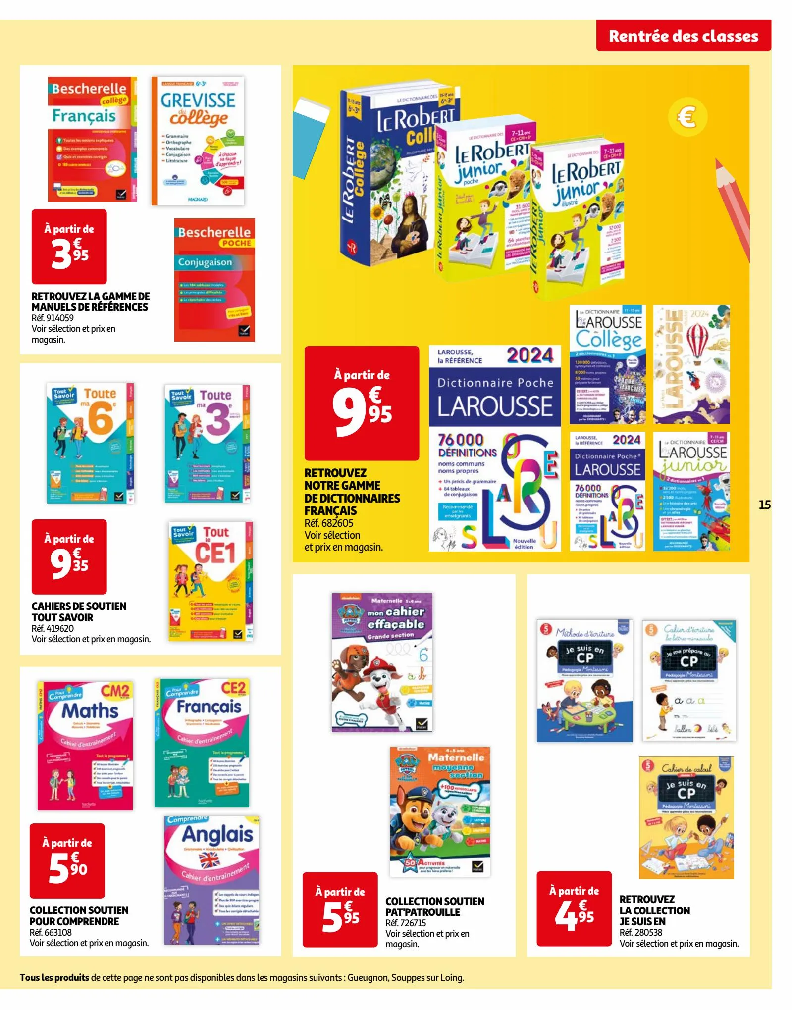 Catalogue Ma rentrée à prix minus, page 00015