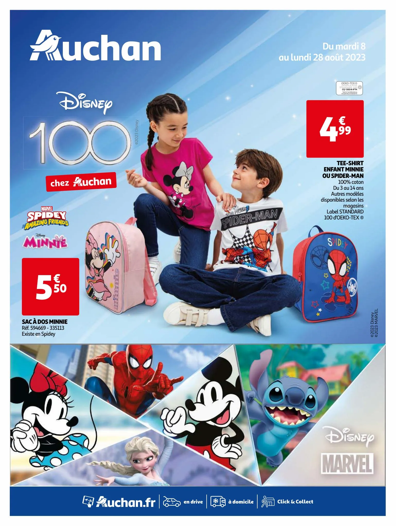 Catalogue Disney 100 chez Auchan., page 00001