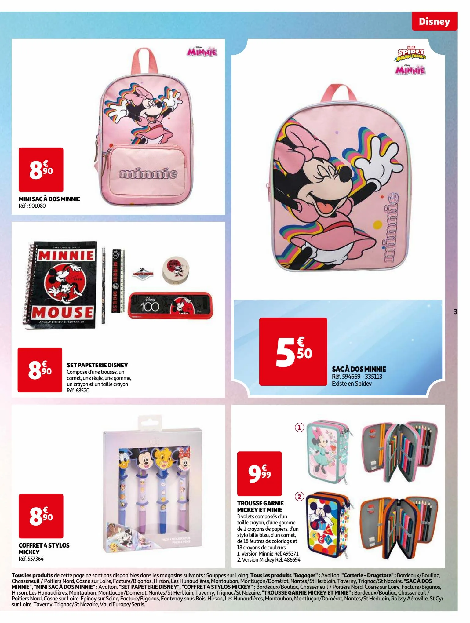 Catalogue Disney 100 chez Auchan., page 00003
