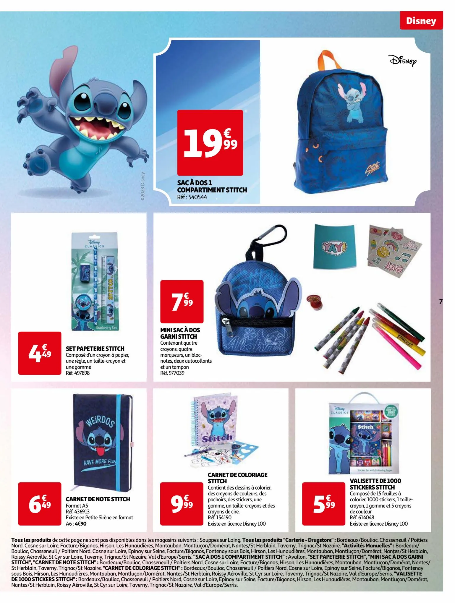Catalogue Disney 100 chez Auchan., page 00007